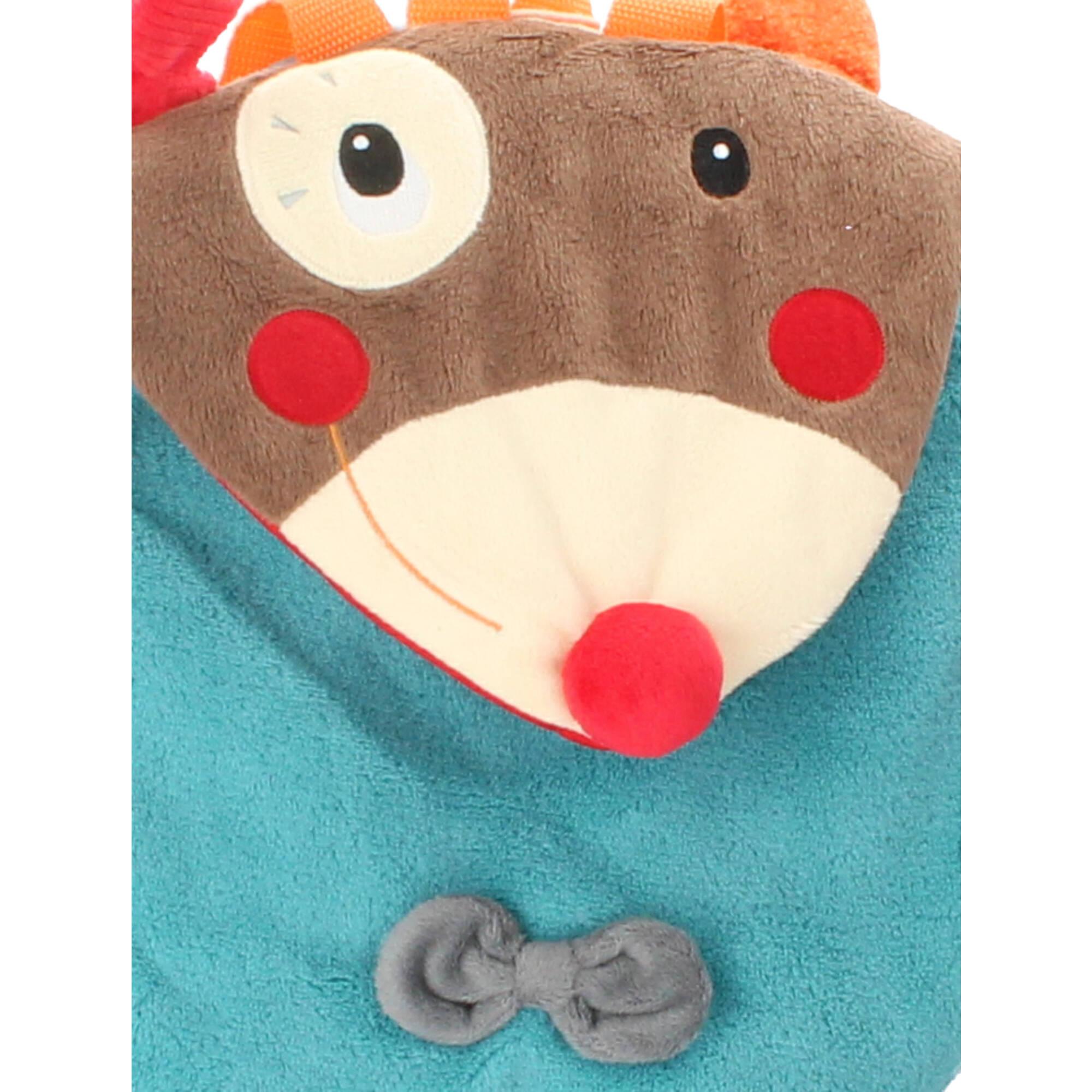 Ebulobo Rucksack Clown Gustave Magischer Zirkus Tasche Kinder blau