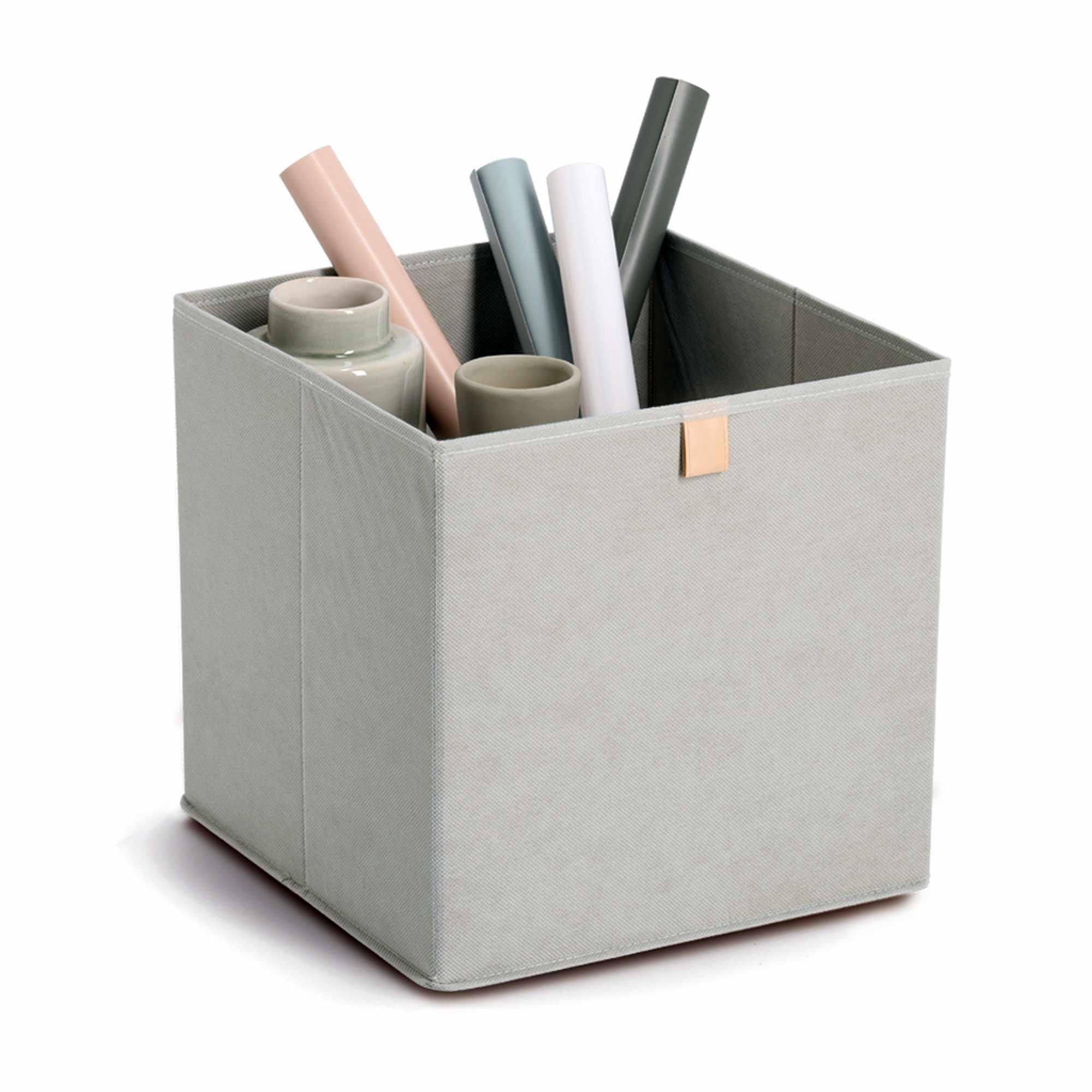 Zeller Aufbewahrungsbox Vlies grau 32x32x32 14539 Zeller Aufbewahrungsbox Vlies grau 32x32x32 14539