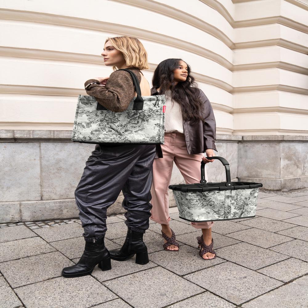 reisenthel carrybag frame Jacquard Grey Einkaufskorb BK1041