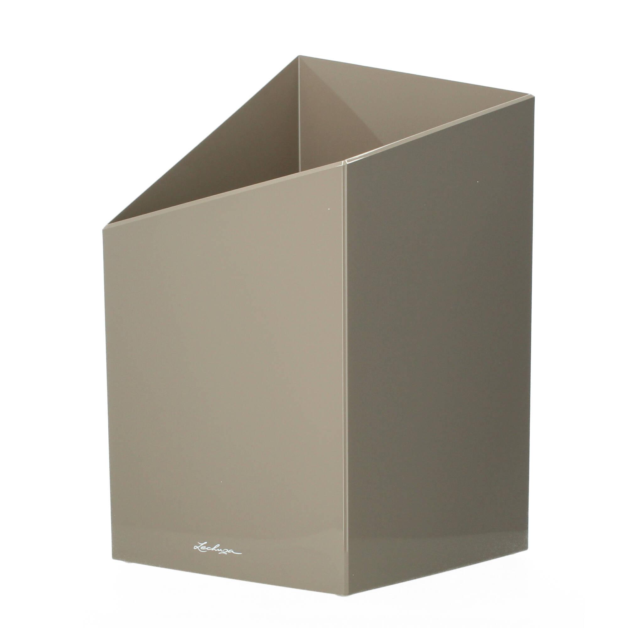 Lechuza Pflanzkübel hoch Cursivo 30 taupe hochglanz braun Lechuza Pflanzkübel hoch Cursivo 30 taupe hochglanz braun