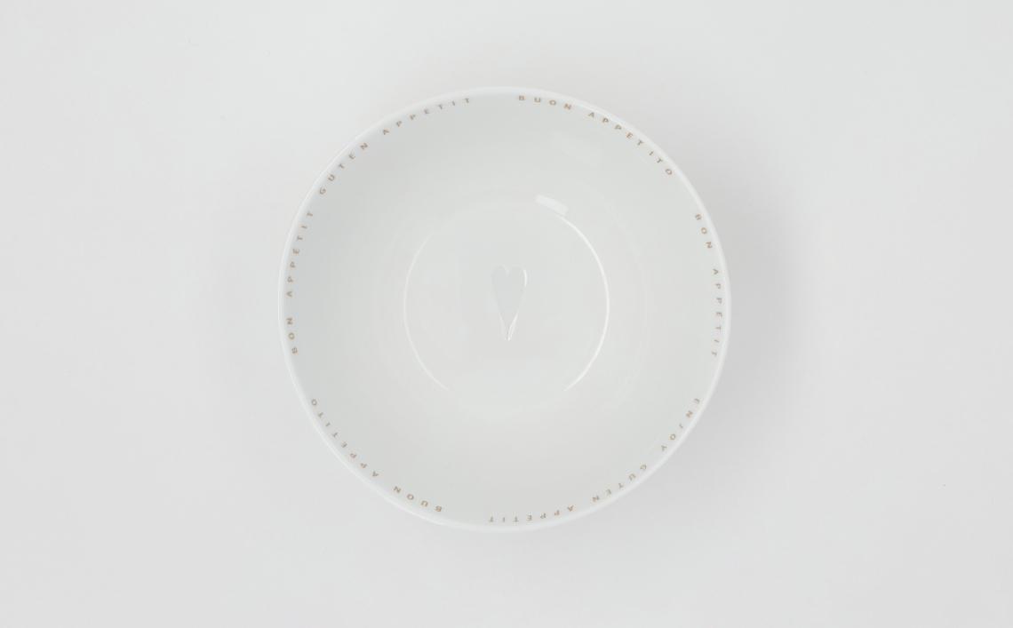 räder Schüssel Guten Appetit D:17,5cm Porzellan weiß 0018325 räder Schüssel Guten Appetit D:17,5cm Porzellan weiß 0018325