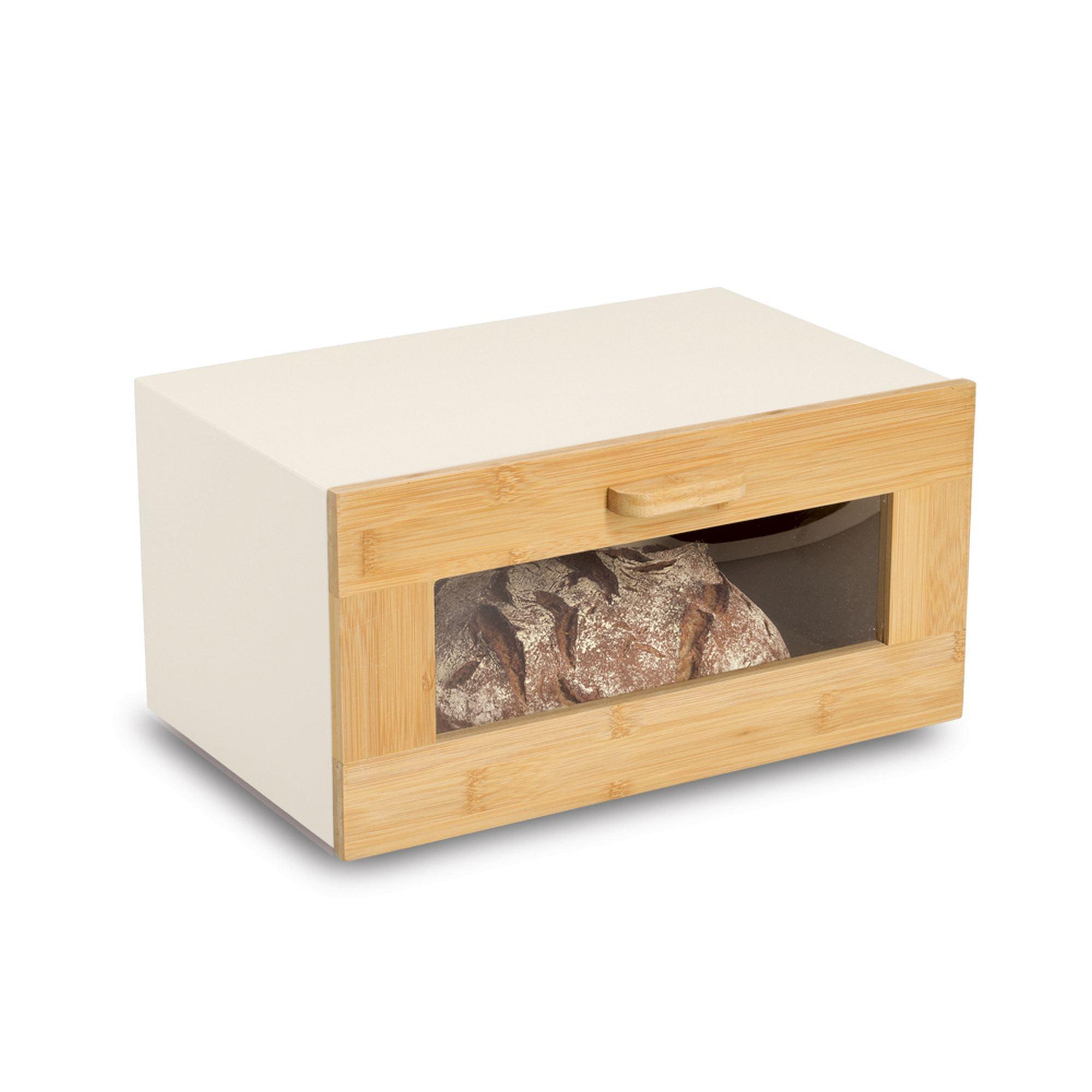 Zeller Brotkasten Bambus Metall 36,3x23,3x19,5cm Beige 25393 Zeller Brotkasten Bambus Metall 36,3x23,3x19,5cm Beige 25393