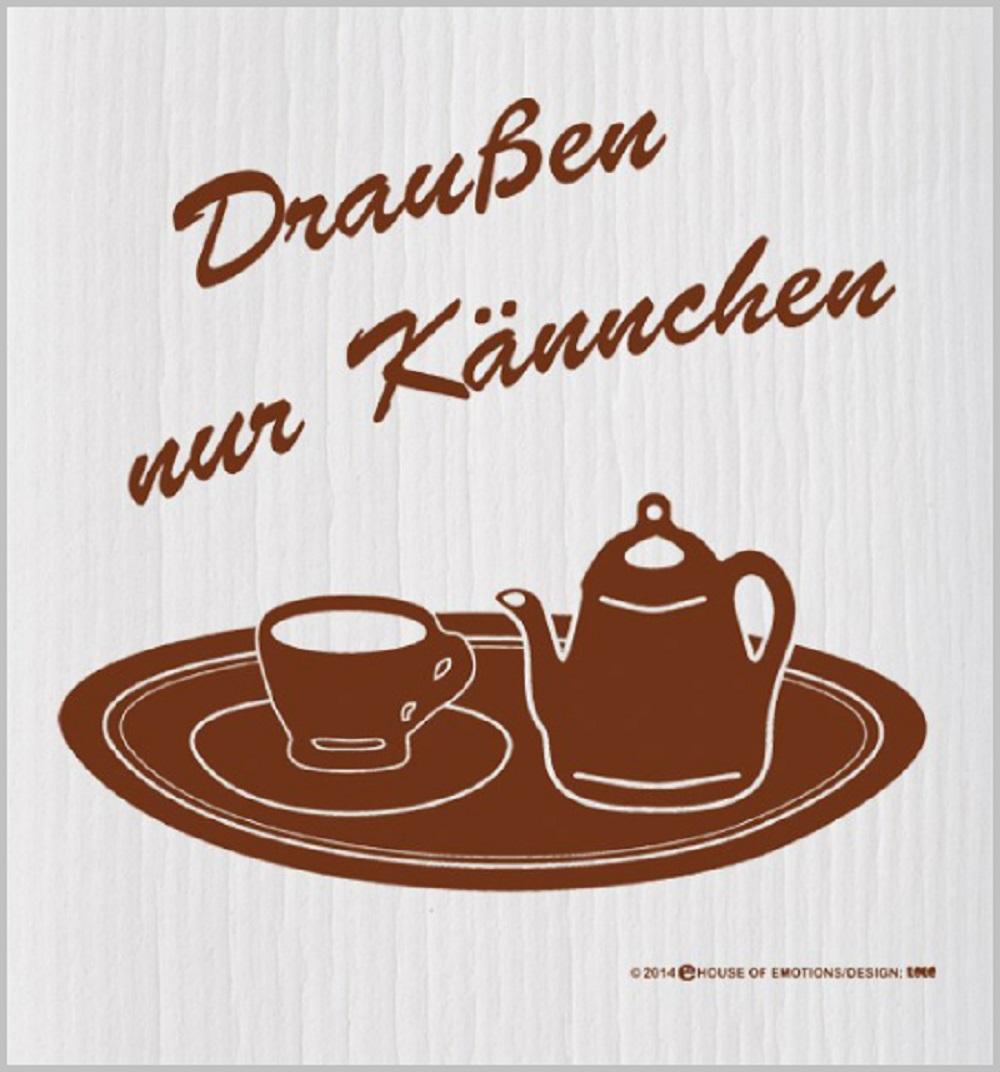 House of Emotions Spüllappen Draußen nur Kännchen 020065