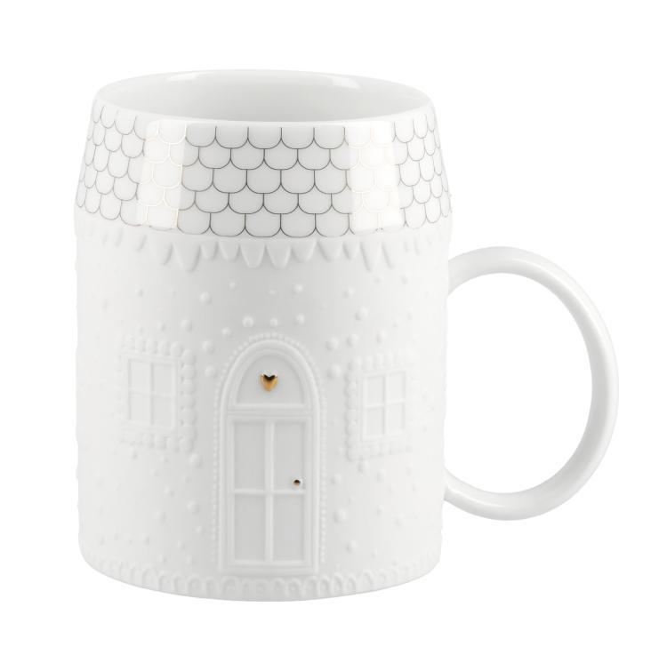 räder Design Haustasse Lebkuchen Porzellan weiß 0092591