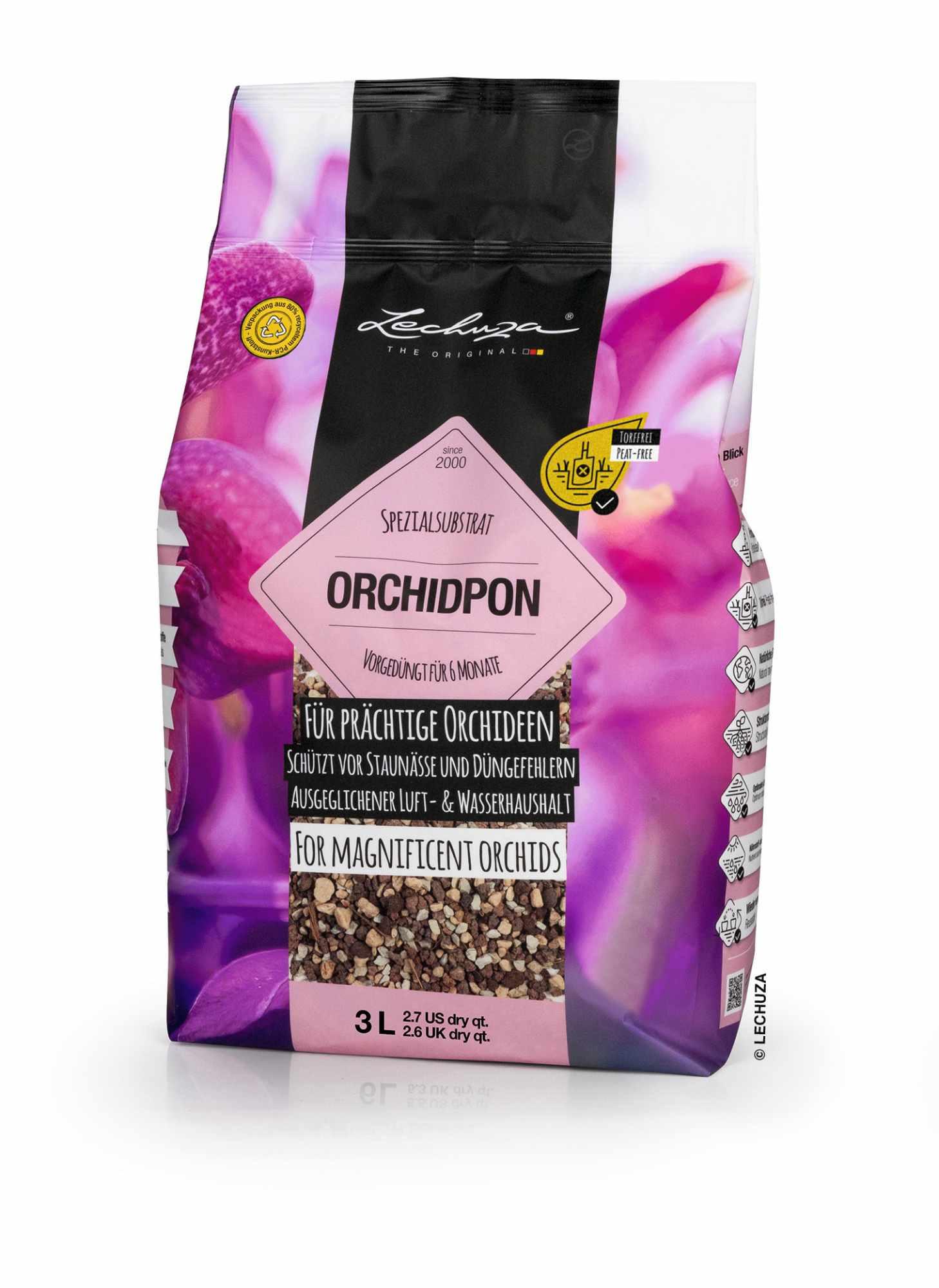 Lechuza Pon Substrat Orchidpon 3 L Orchideen Lechuza Pon Substrat Orchidpon 3 L Orchideen