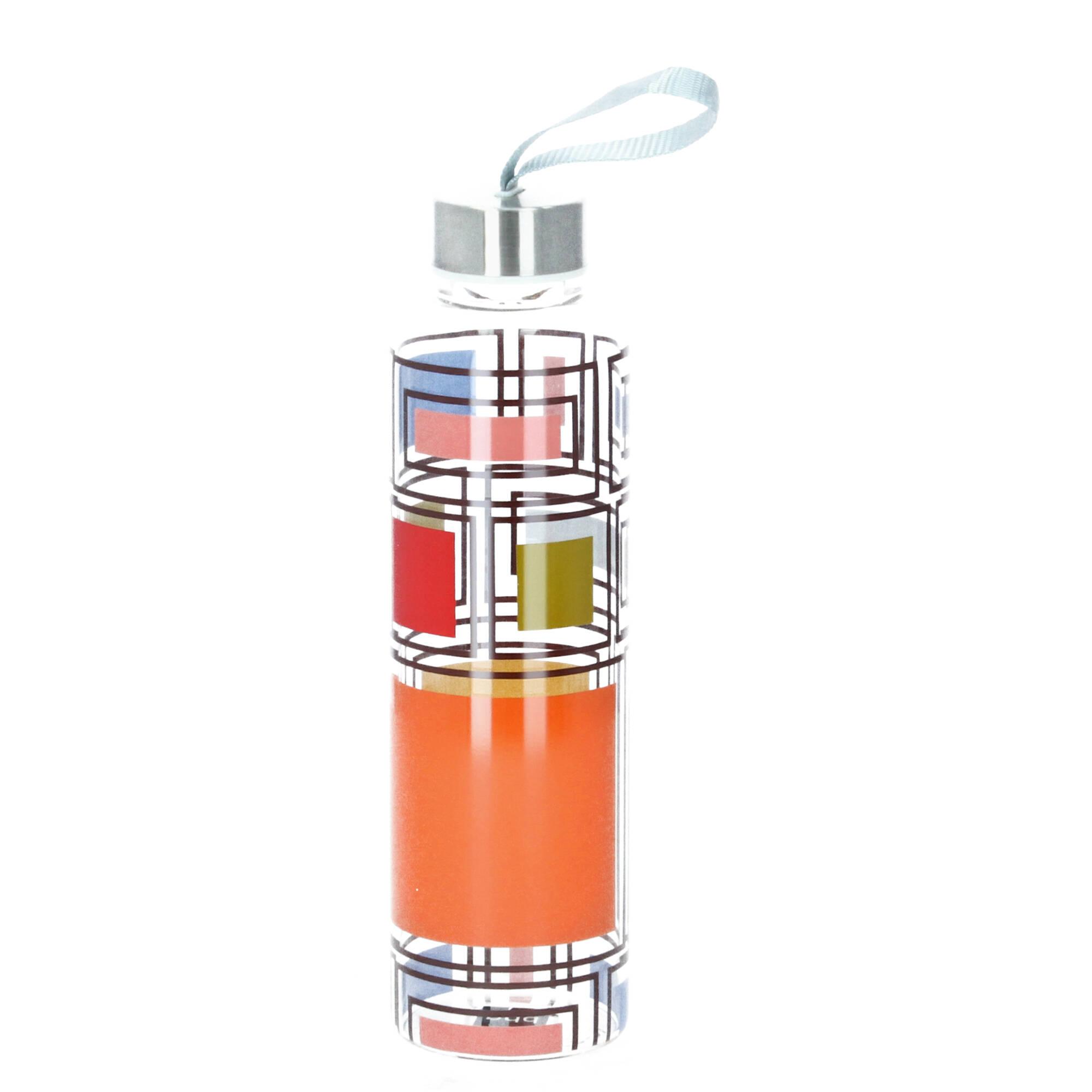 PPD Trinkflasche Glasflasche London 550 ml bunt