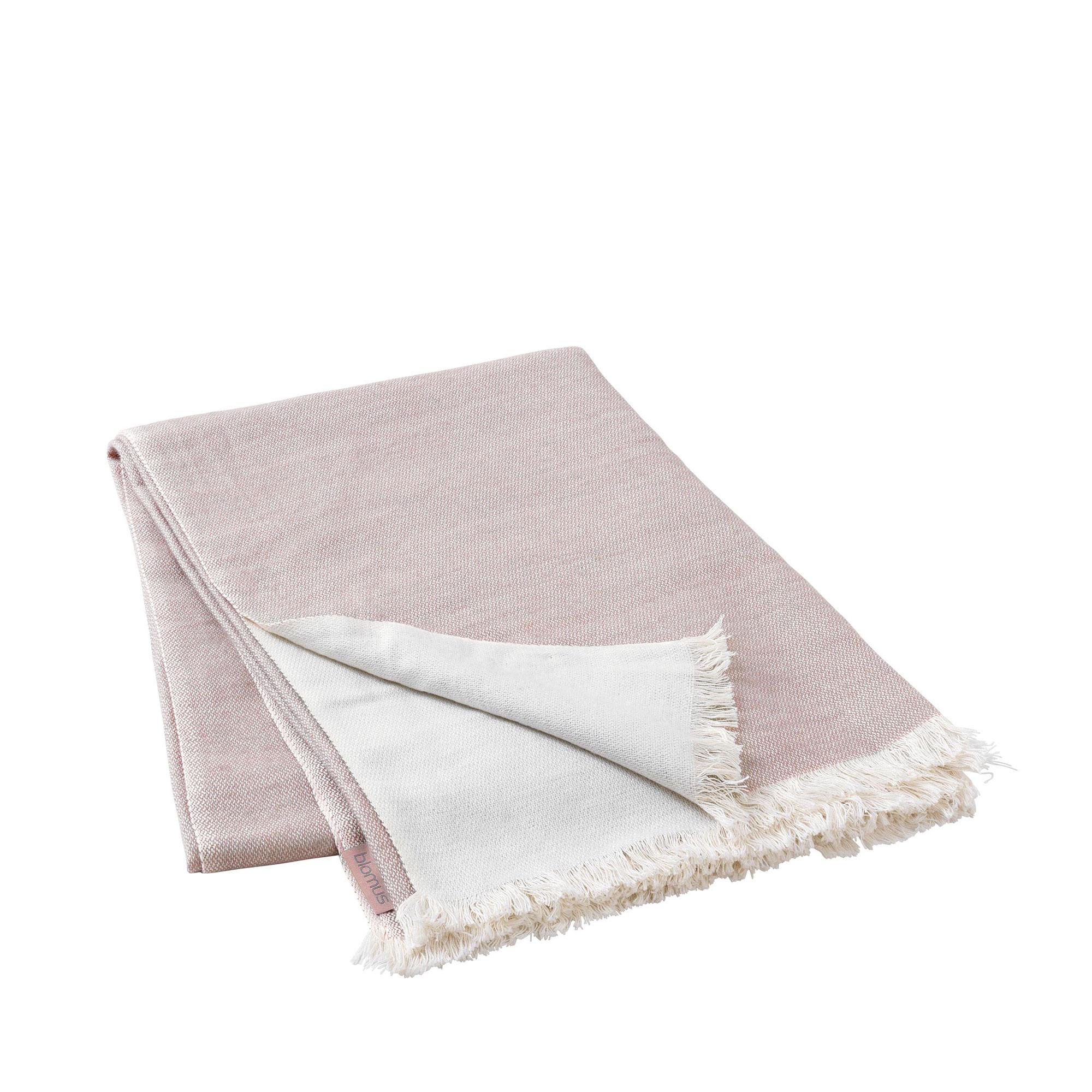 blomus Nea Decke Überwurf 130x180 cm Bark rosa