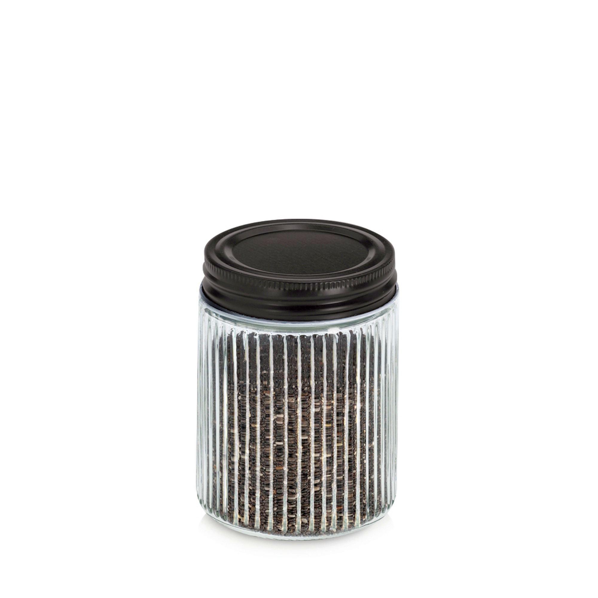 Zeller Present Vorratsglas 300ml Metalldeckel 19661