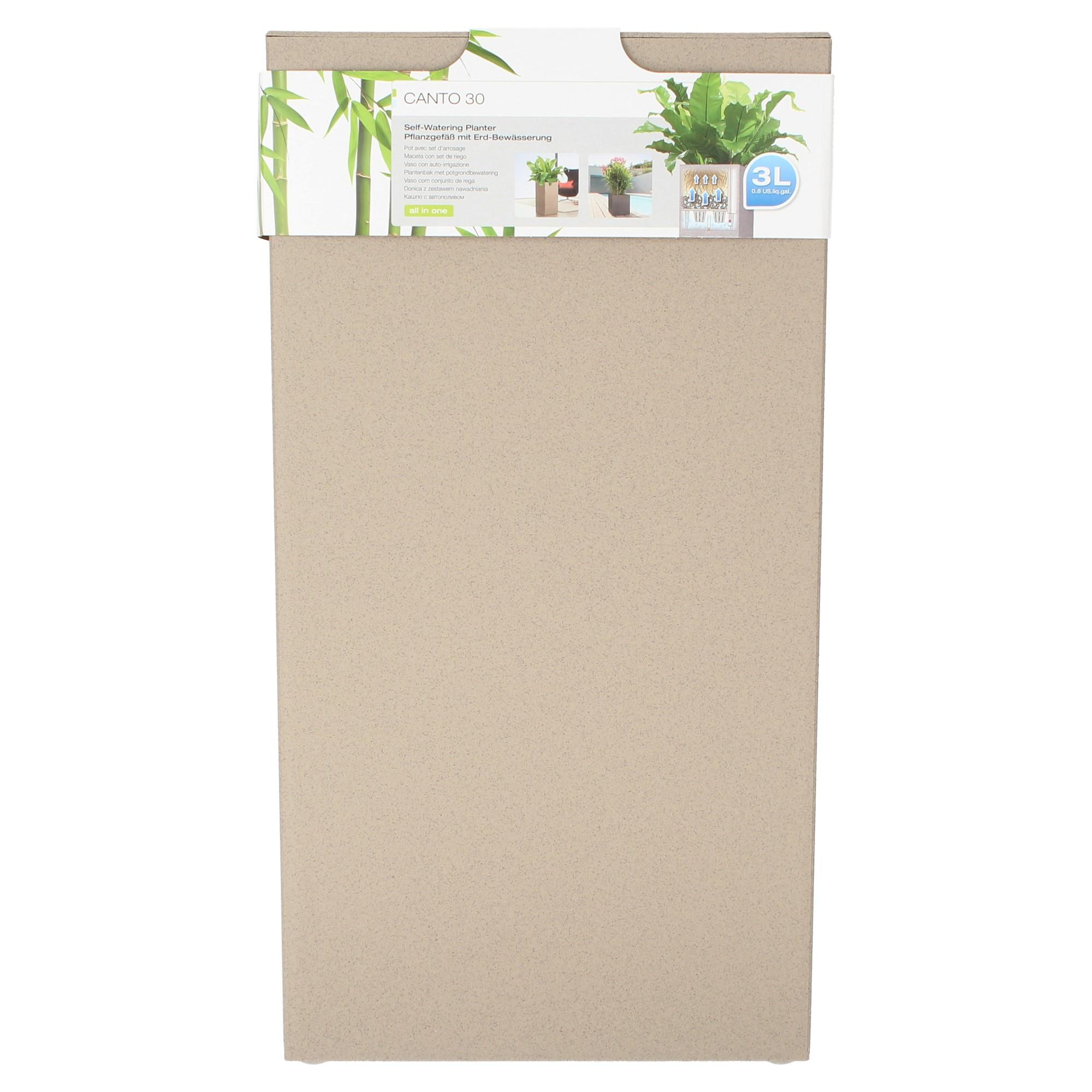 Lechuza Pflanzkübel hoch Canto Stone High 30 sandbeige