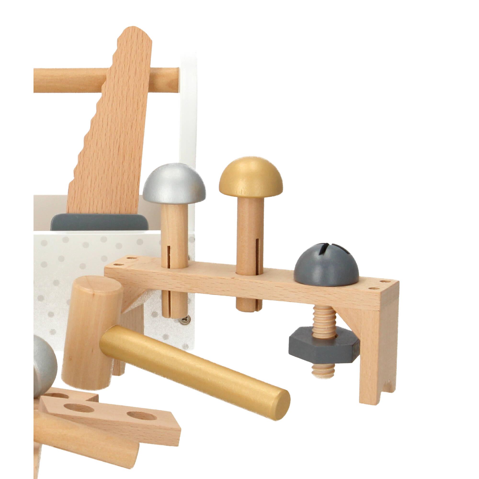 JaBaDaBaDo Werkzeugkiste Spielset Holzspielzeug Werkzeug 2+ JaBaDaBaDo Werkzeugkiste Spielset Holzspielzeug Werkzeug 2+