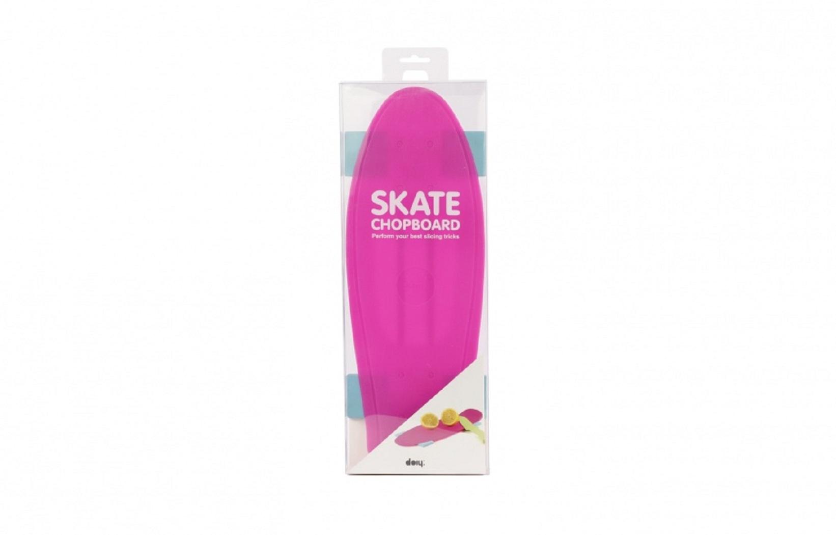 Doiy Skate Shopboard Pink 15x40x3,5cm Schneidbrett, DYSKATEPK