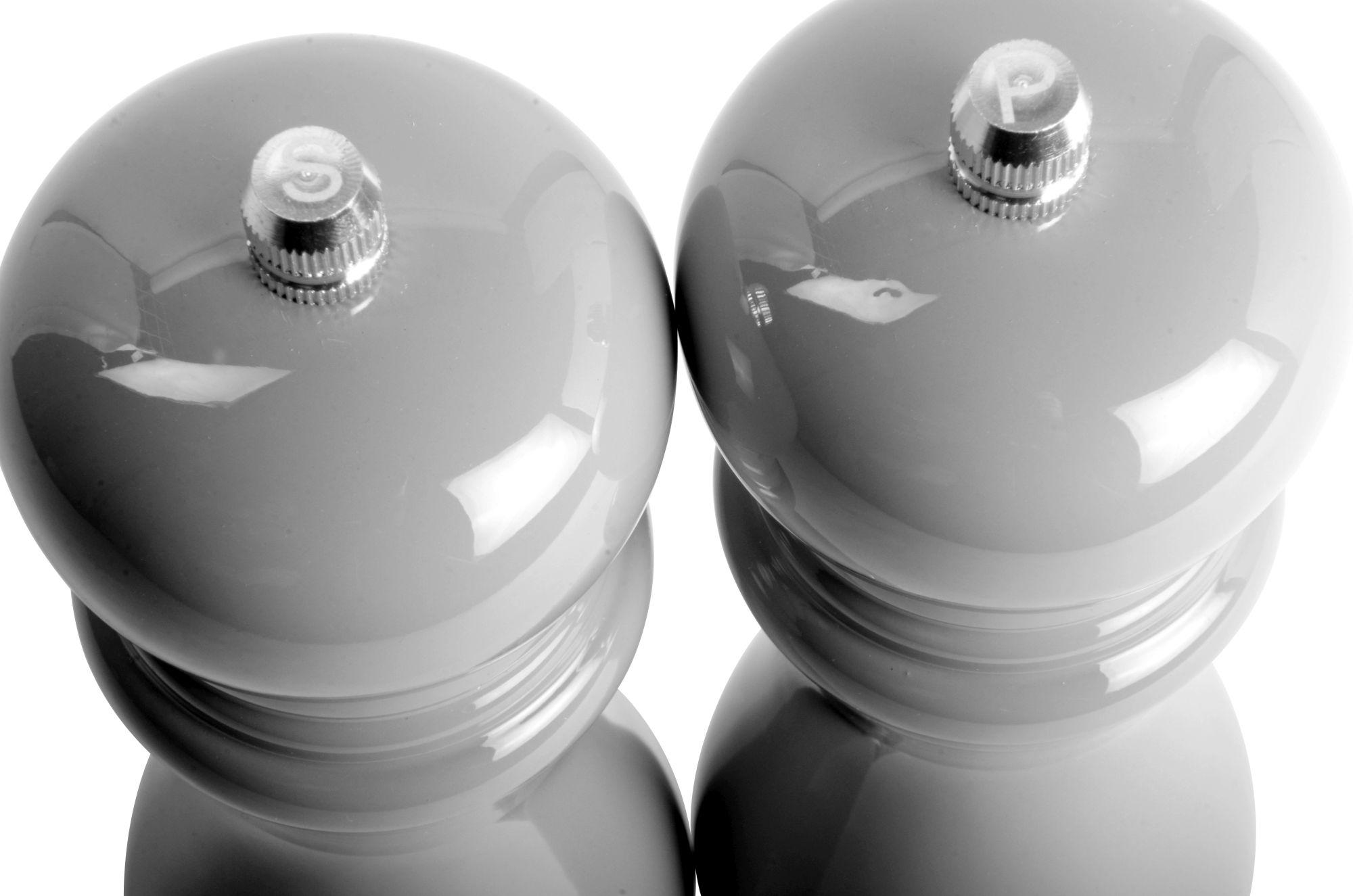 IB Laursen Gewürzmühle Salz- / Pfeffermühle 2er-Set grau