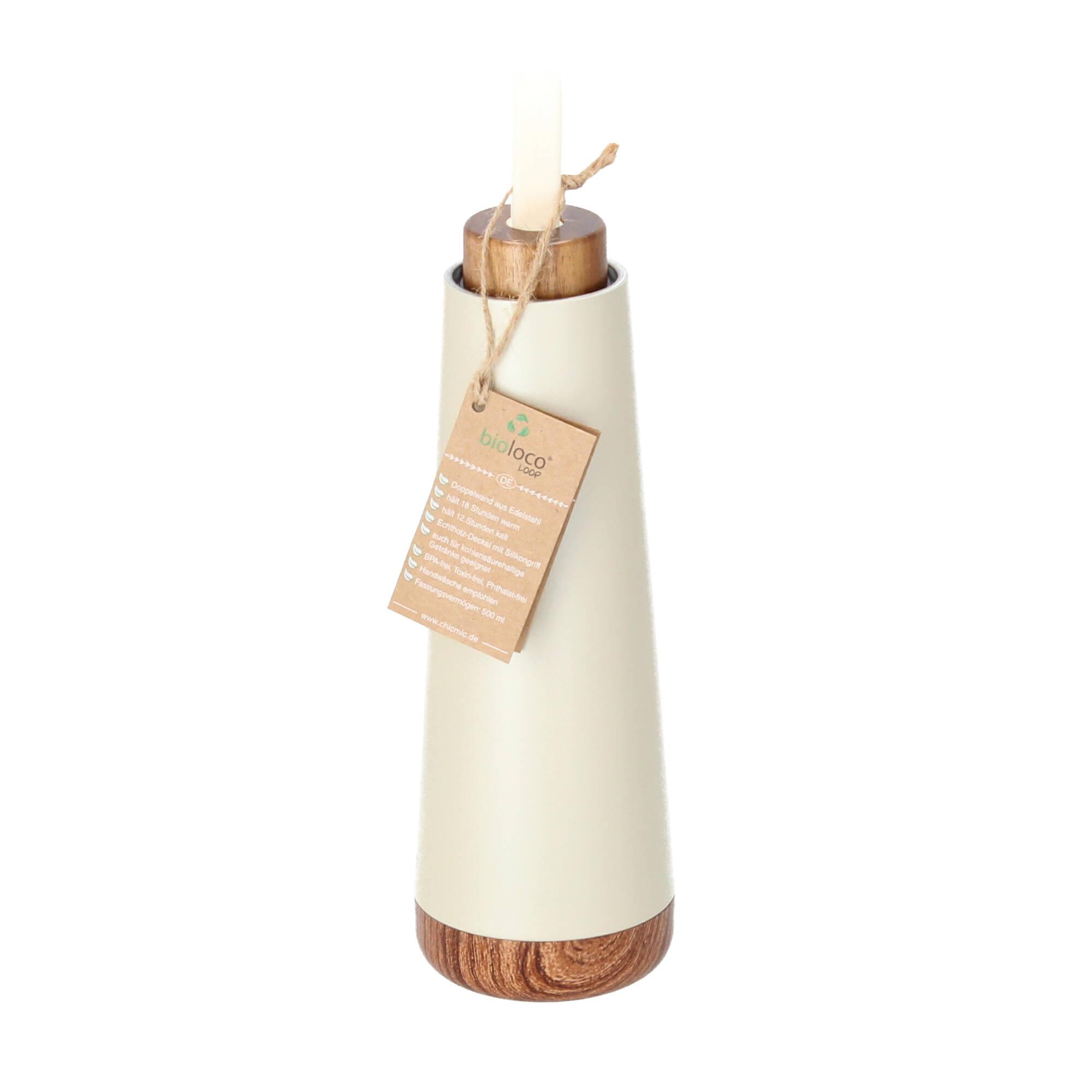 chic.mic bioloco loop Isolierflasche Thermosflasche pearl chic.mic bioloco loop Isolierflasche Thermosflasche pearl