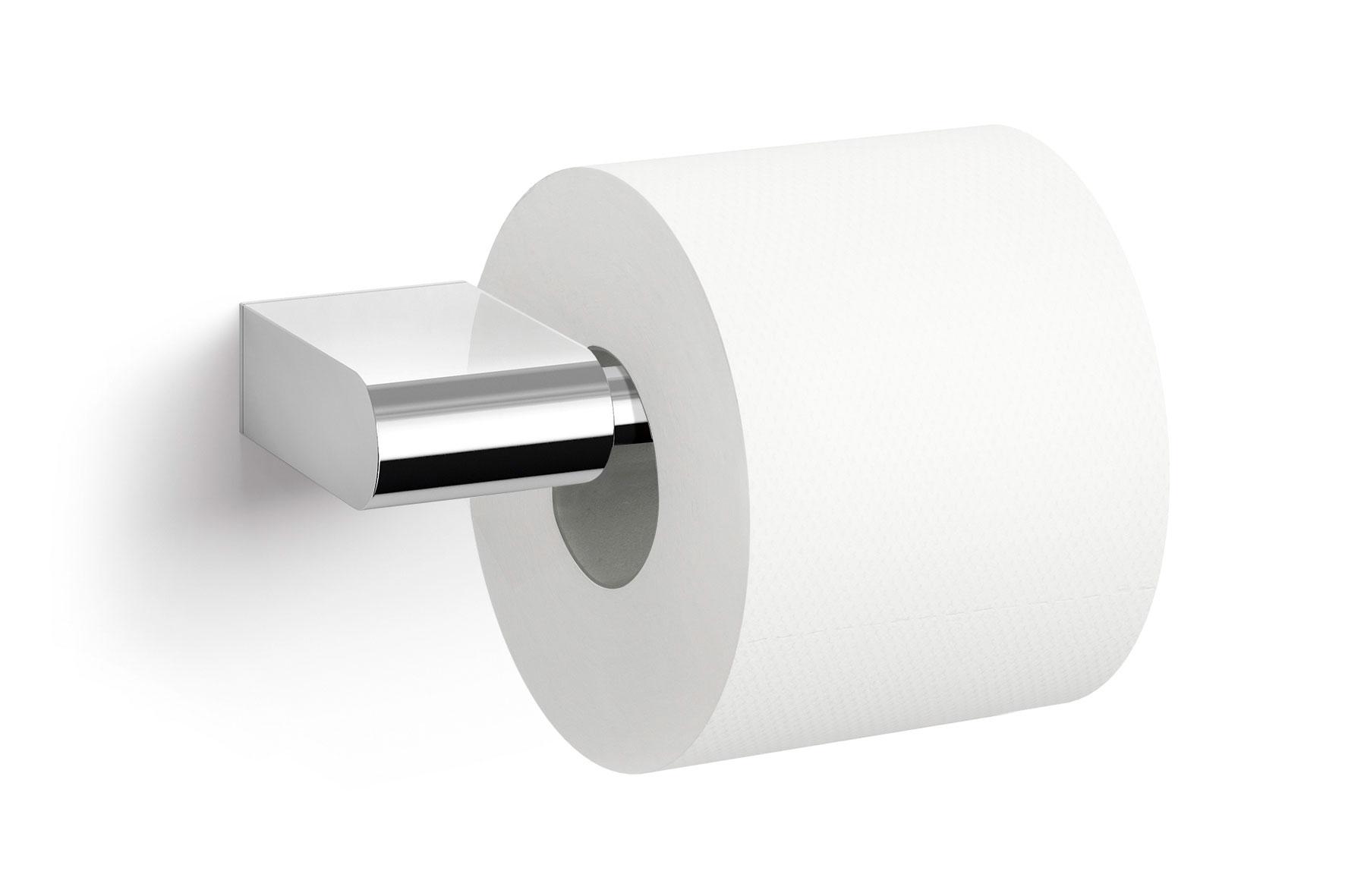 Zack Atore Toilettenpapierhalter Edelstahl glänzend