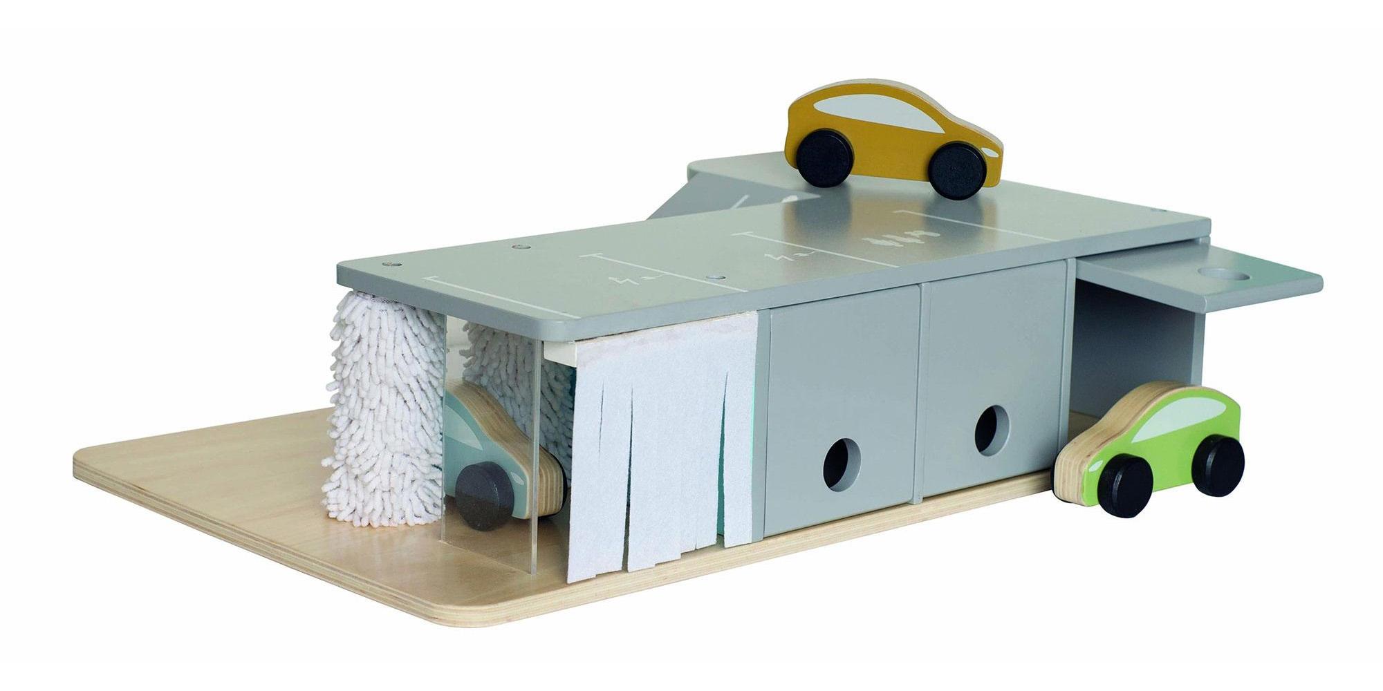JaBaDaBaDo Garage und Autowaschanlage Holzspielzeug 3+ JaBaDaBaDo Garage und Autowaschanlage Holzspielzeug 3+