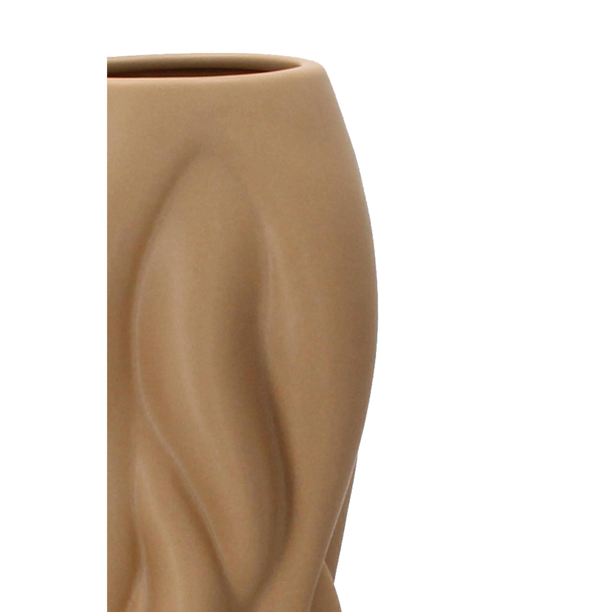 Villa Collection Vase Blumenvase braun