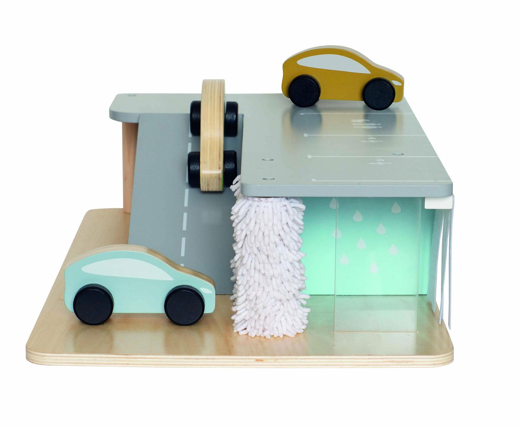 JaBaDaBaDo Garage und Autowaschanlage Holzspielzeug 3+ JaBaDaBaDo Garage und Autowaschanlage Holzspielzeug 3+
