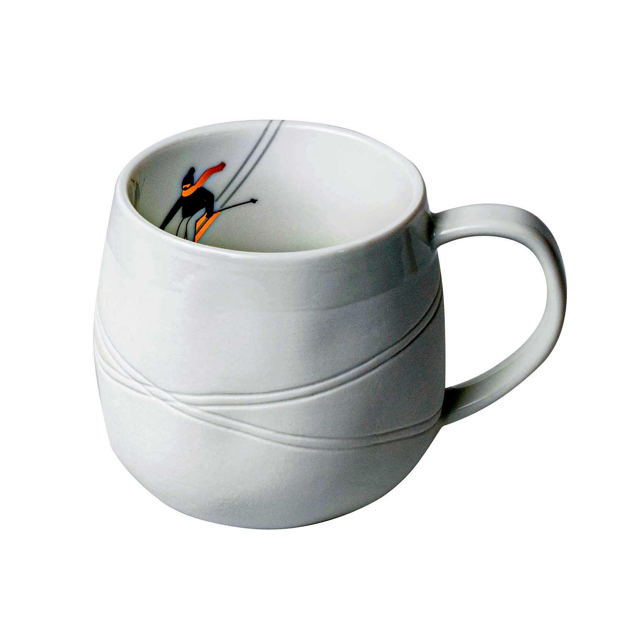 räder Schneetag Tasse Ski fahren Porzellan weiß 0092312 räder Schneetag Tasse Ski fahren Porzellan weiß 0092312