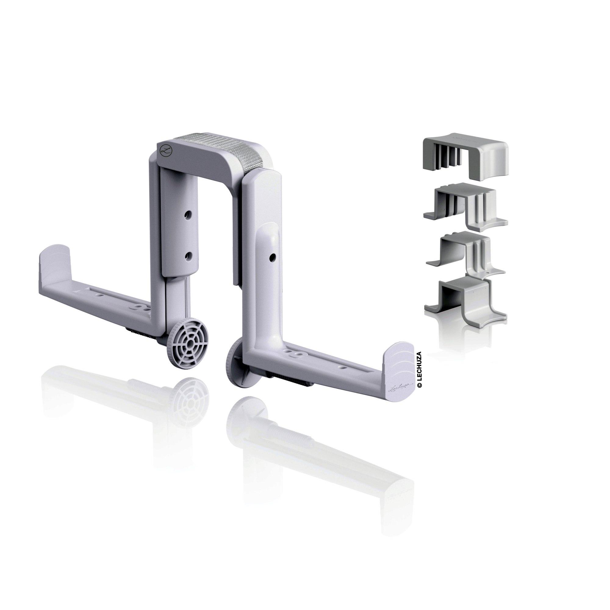 Lechuza Balkonkastenhalter DUO 2er-Set Balconera weiß