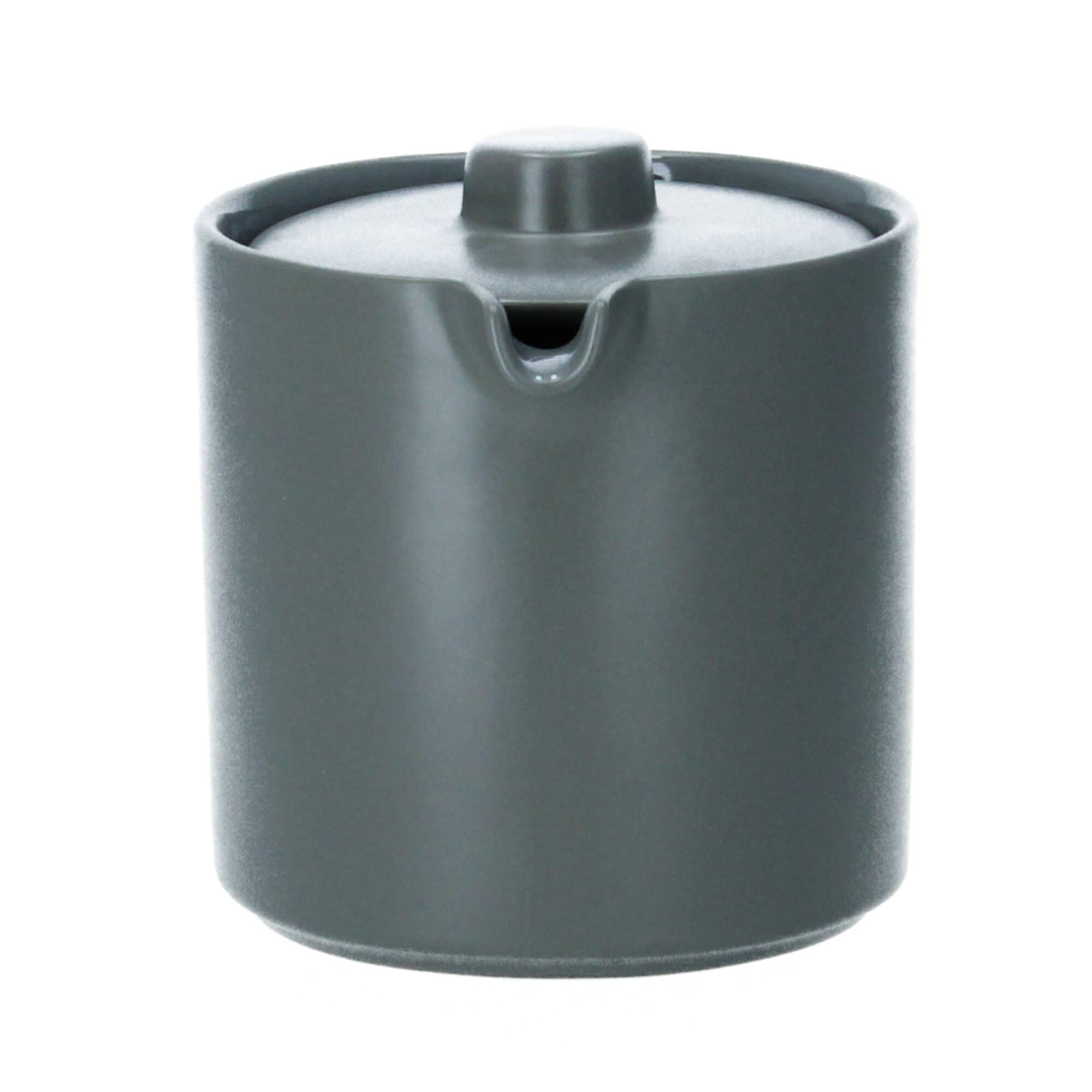 blomus Pilar Teekanne Kanne 1 L Keramik pewter zinngrau