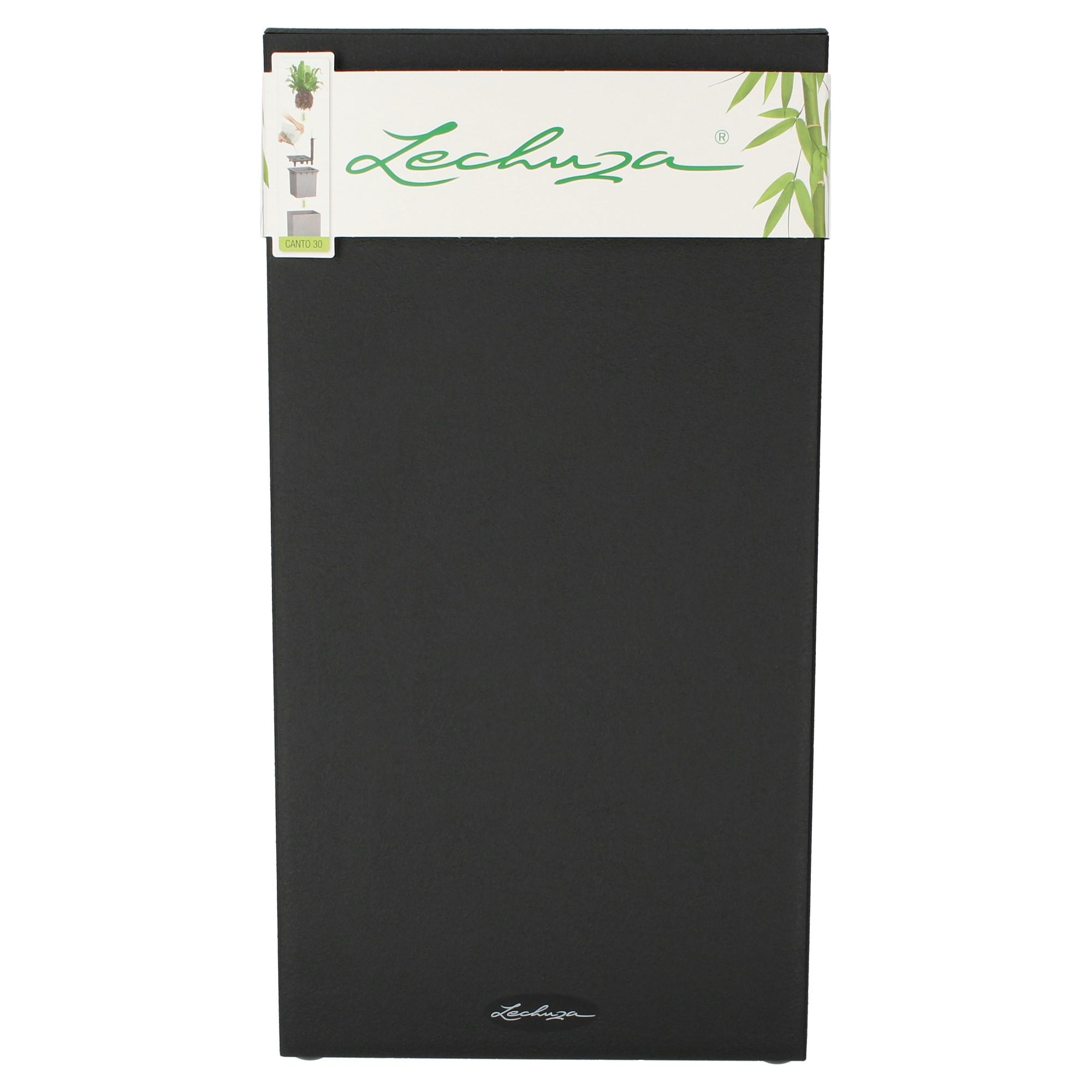 Lechuza Pflanzkübel hoch Canto Stone High 30 graphitschwarz Lechuza Pflanzkübel hoch Canto Stone High 30 graphitschwarz