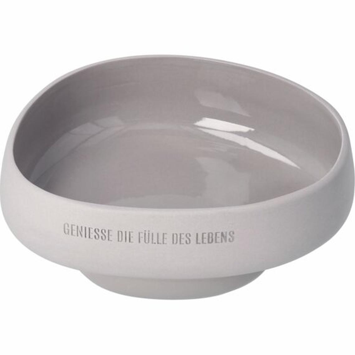 räder Vase Schale genieße die Fülle des Lebens Porzellan grau 0018715 räder Vase Schale genieße die Fülle des Lebens Porzellan grau 0018715