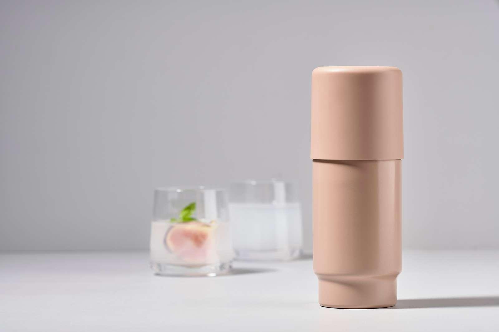 Zone Cocktail Shaker Rocks Edelstahl 550 ml matt rosa