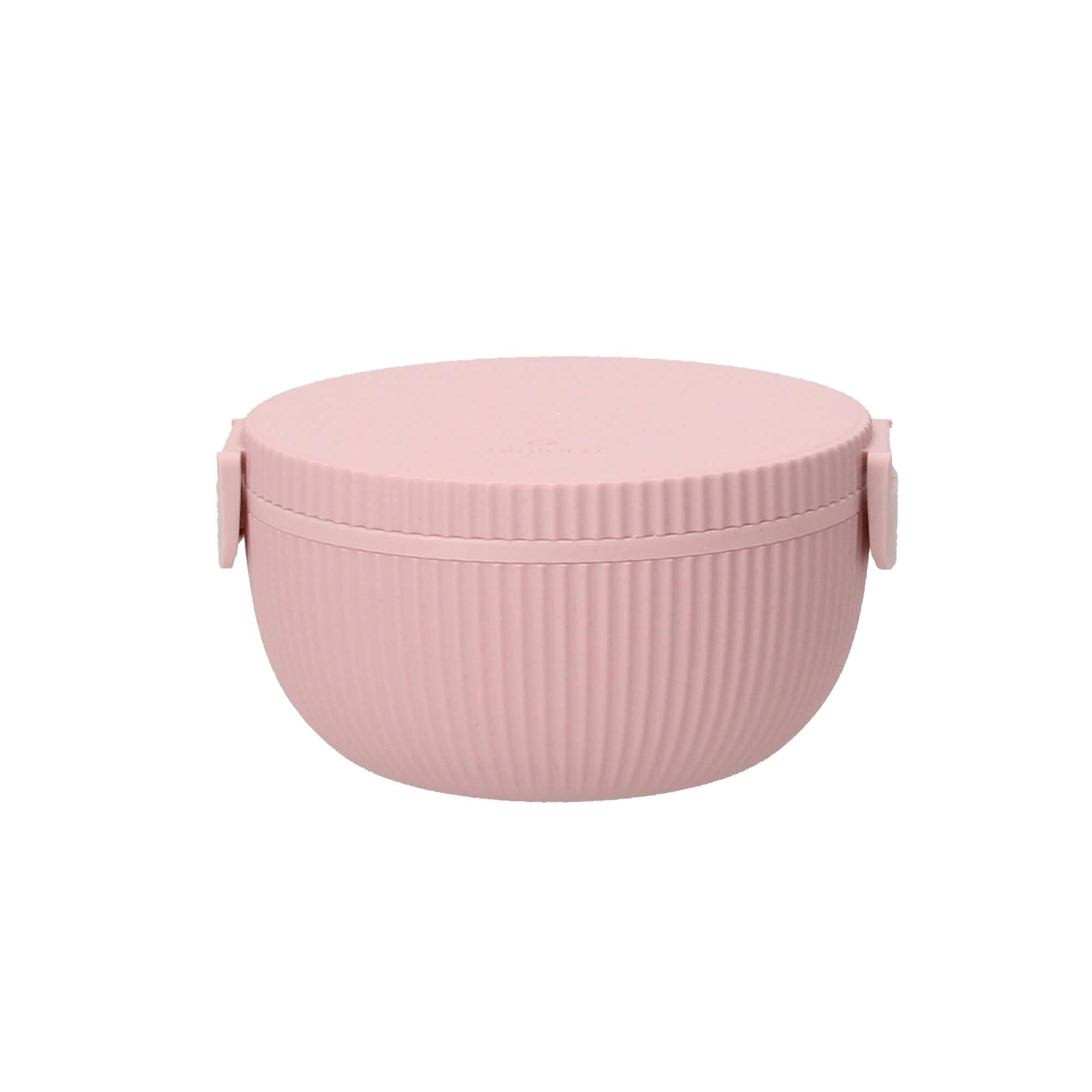 chic.mic Bentobox rund bioloco plant deluxe bowl dusty rose in rosa
