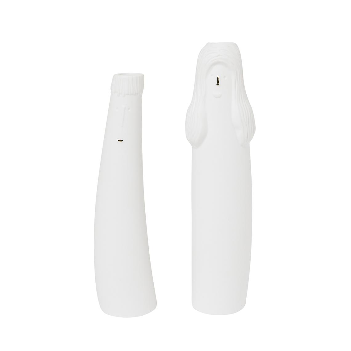 räder Vase Familienbande Vater & Mutter 2er Set weiß 0017537