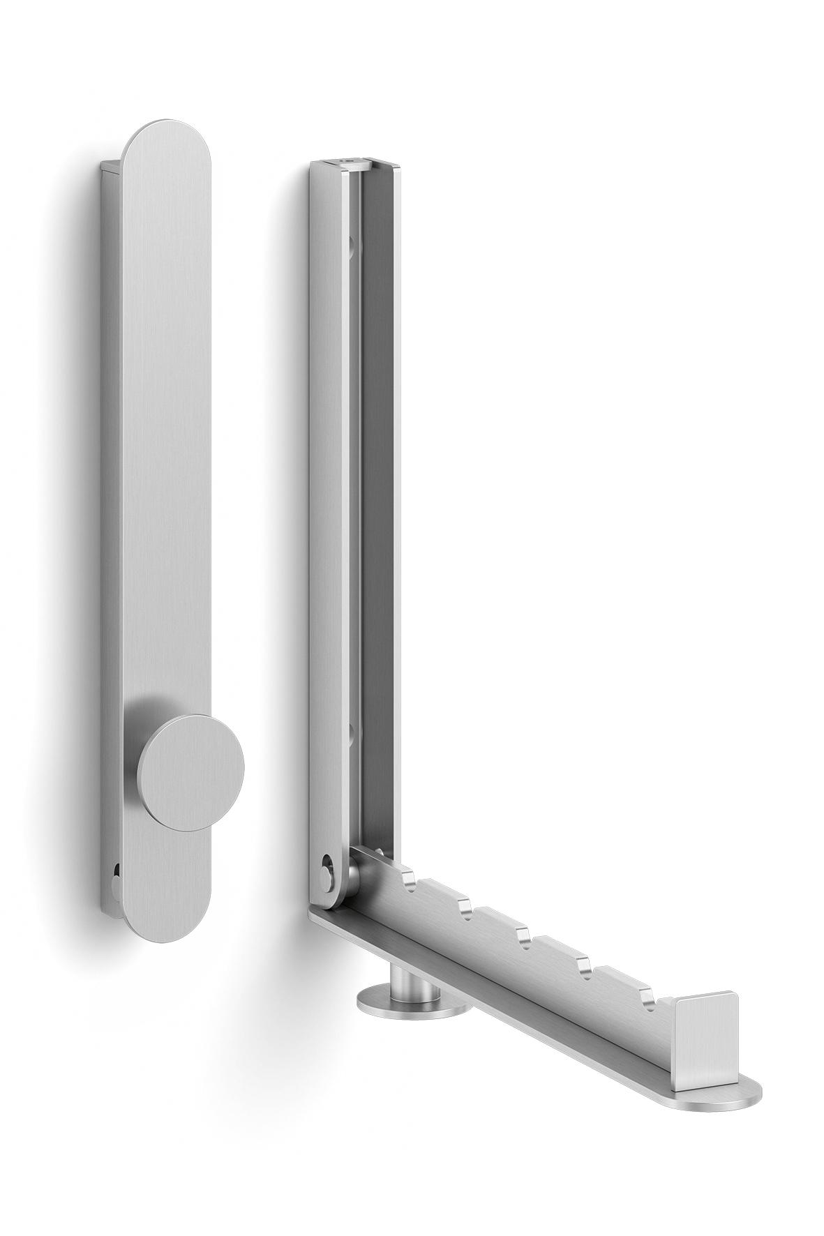 Zack PLETOR Klapp-Garderobe Garderobenhaken matt 50685