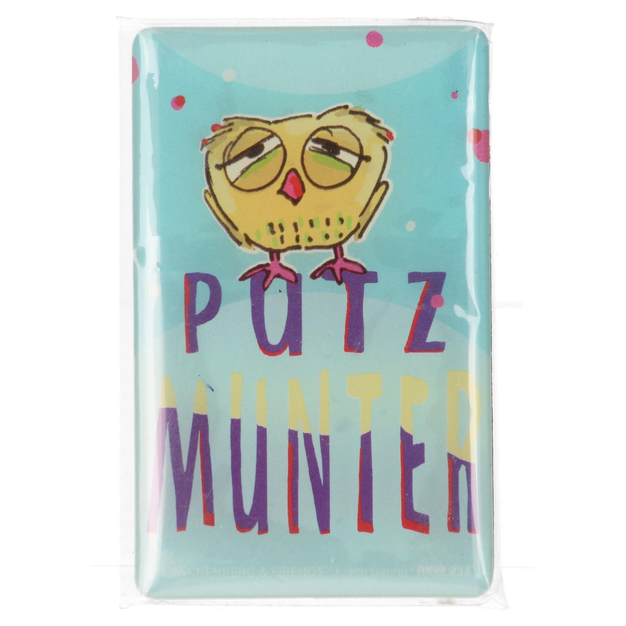Rannenberg & Friends Kühlschrankmagnet Putzmunter