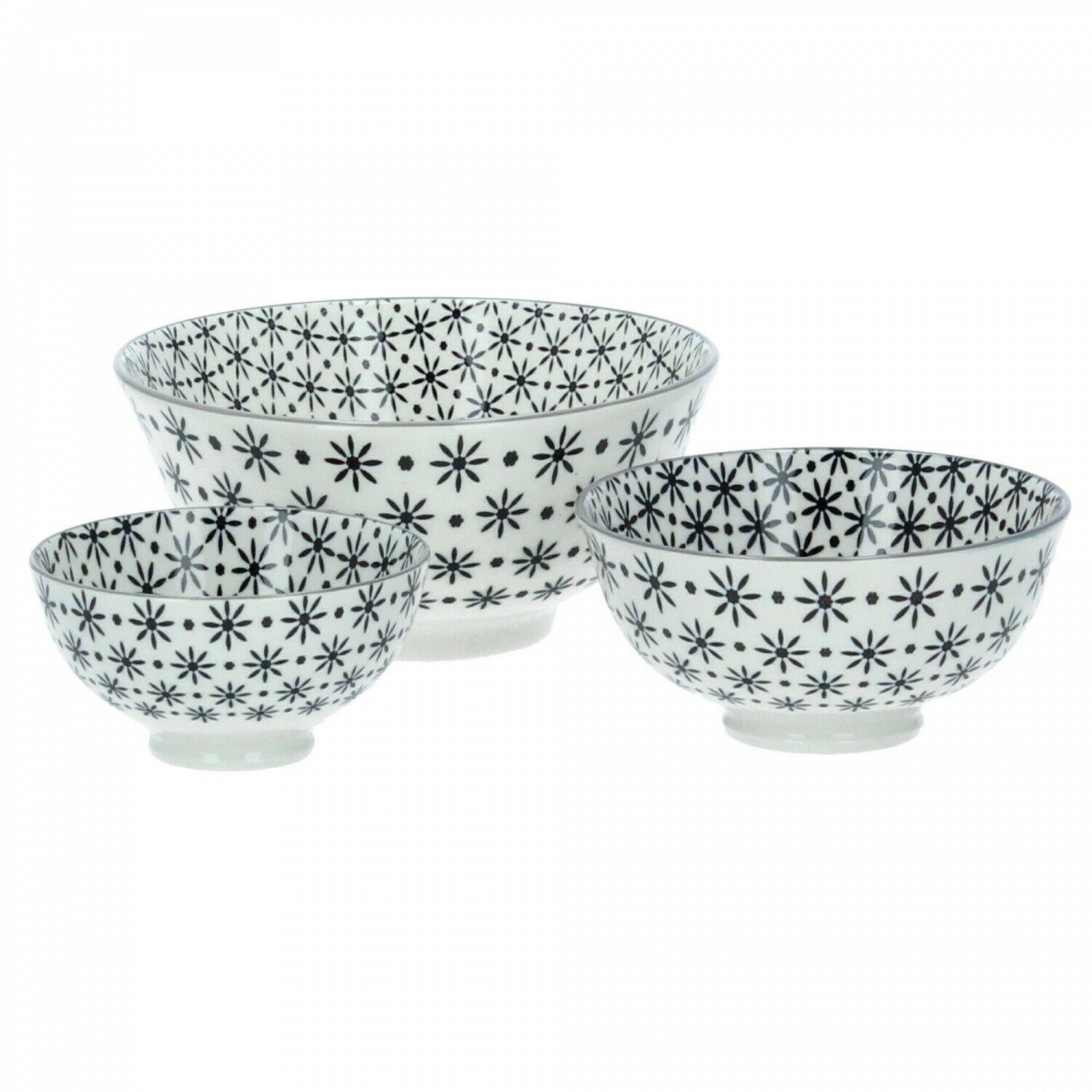 Chic Antique Schüsseln Schalen 9 / 11,5 / 15 cm Sterne Porzellan 3er Set Chic Antique Schüsseln Schalen 9 / 11,5 / 15 cm Sterne Porzellan 3er Set
