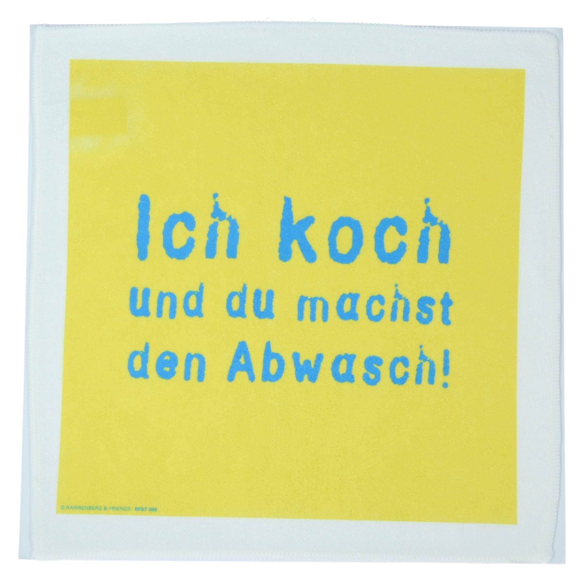 Rannenberg & Friends Spültuch Microfaser Ich koch