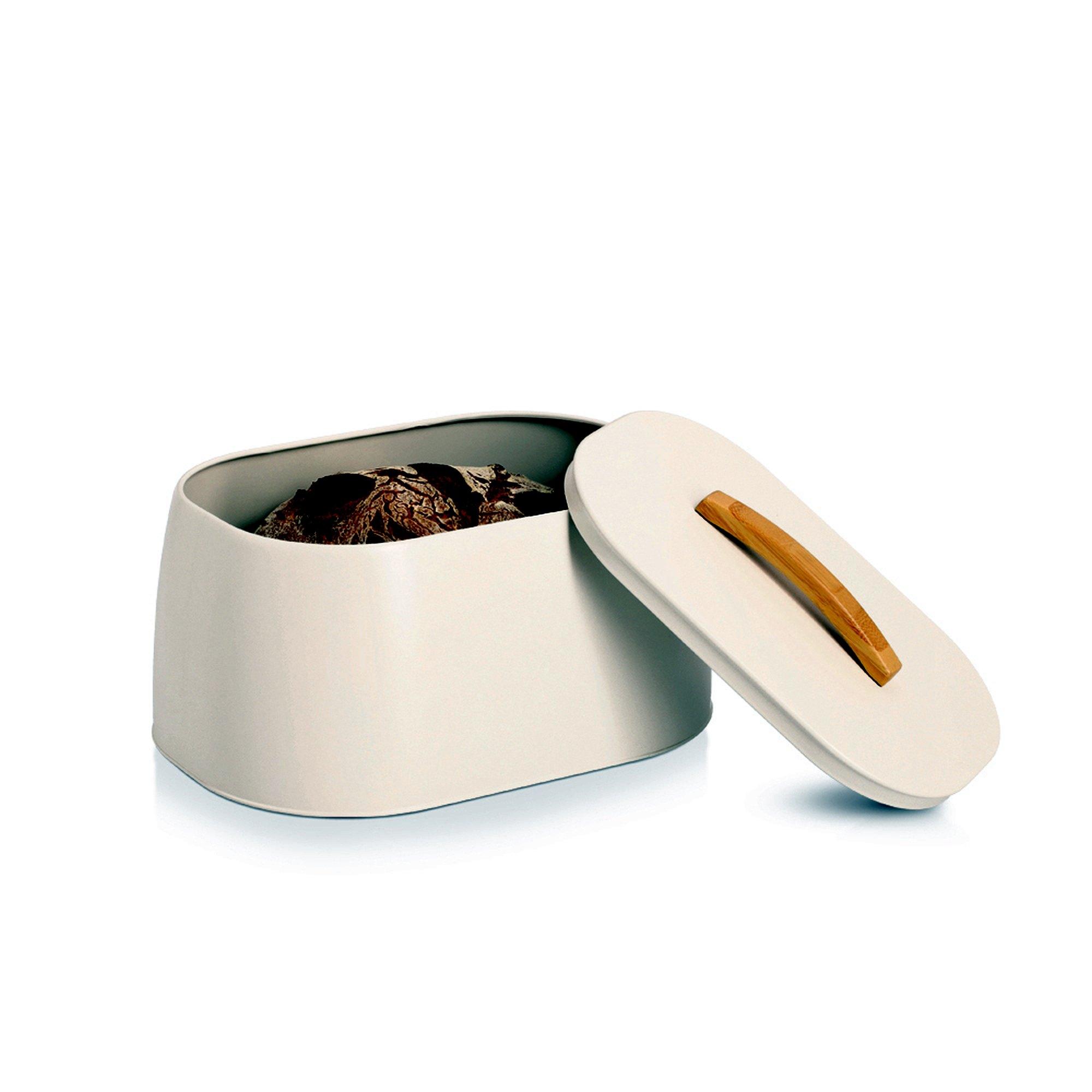 Zeller Brotkasten Metall Gummibaum 33,5x23,5x18,3cm Beige 25169 Zeller Brotkasten Metall Gummibaum 33,5x23,5x18,3cm Beige 25169