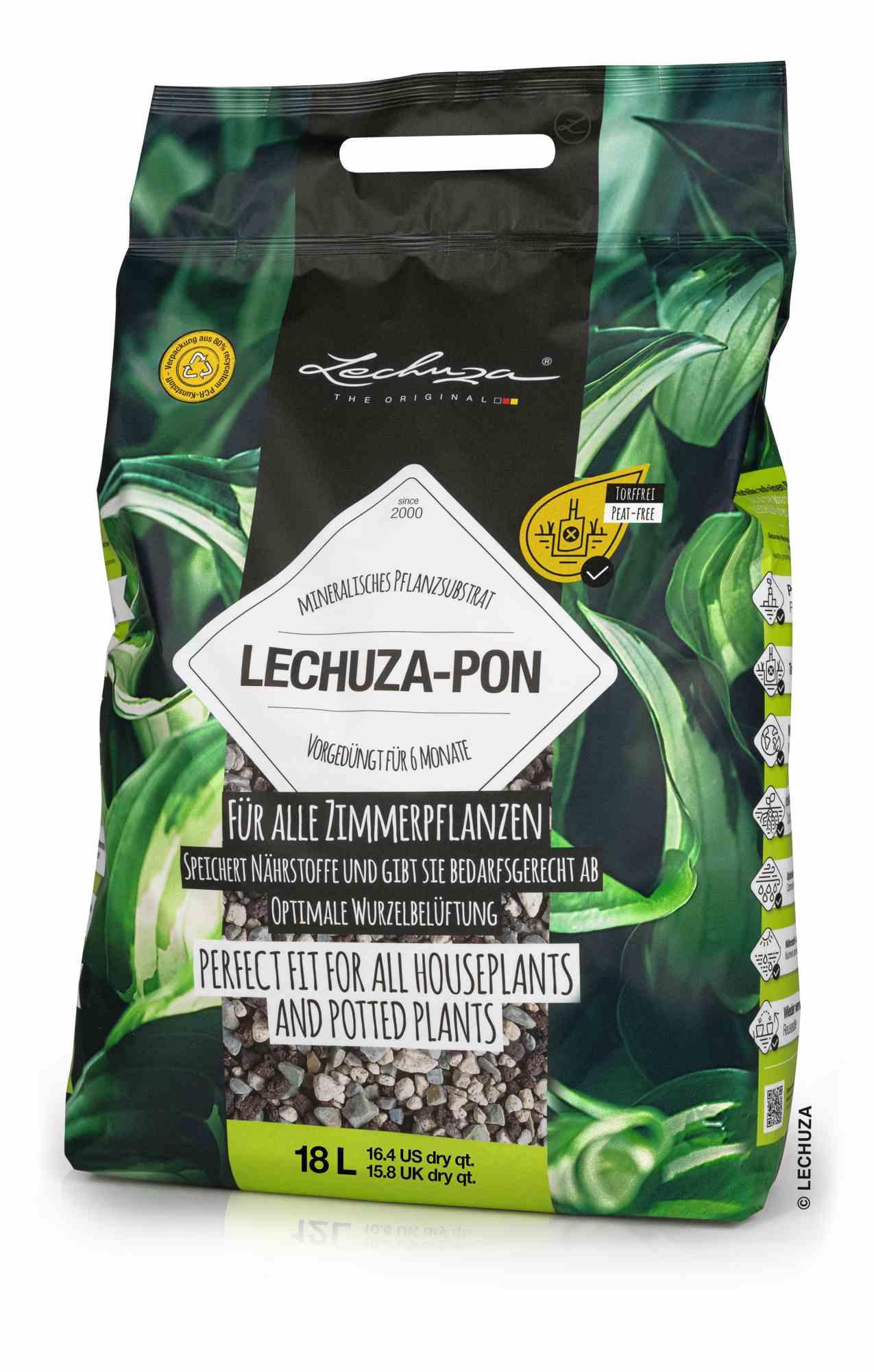 Lechuza Pon 18 L Pflanzgranulat vorgedüngt 13984 Lechuza Pon 18 L Pflanzgranulat vorgedüngt 13984