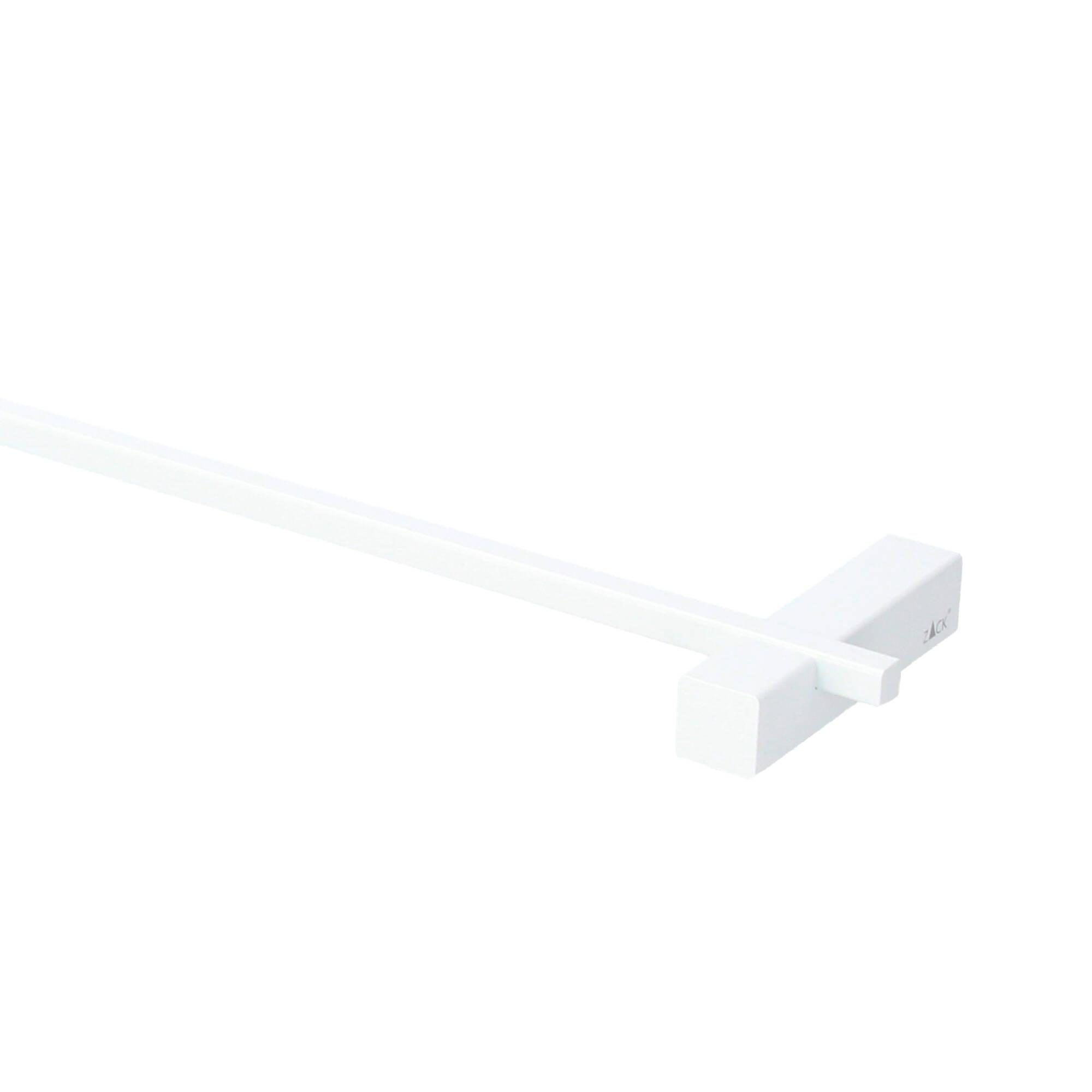 Zack Carvo Handtuchstange 66cm Edelstahl weiß Zack Carvo Handtuchstange 66cm Edelstahl weiß