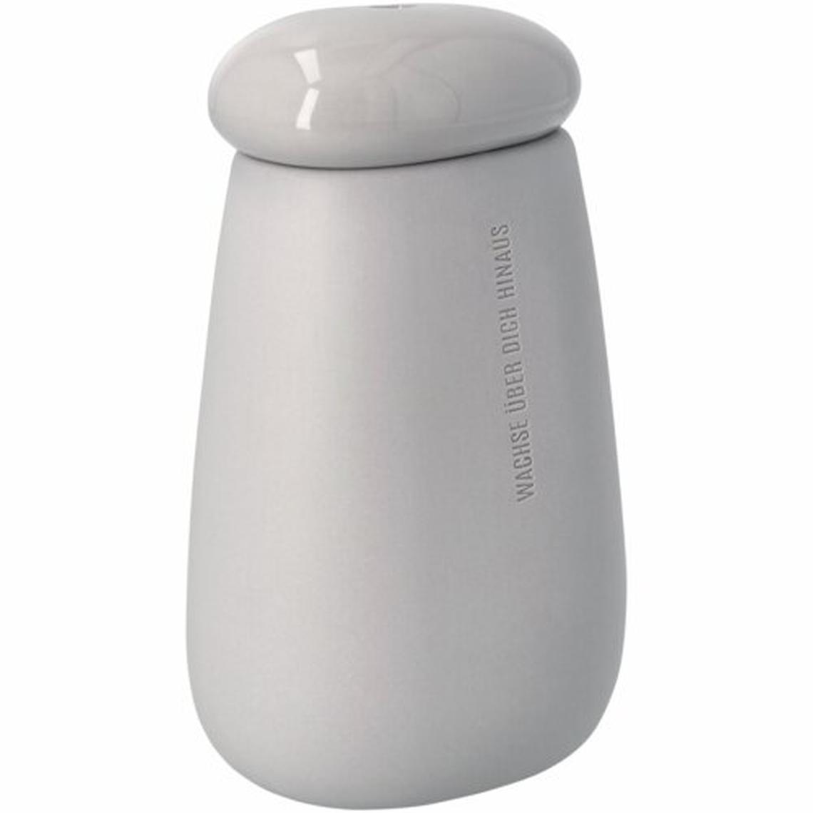 räder Vase wachse über dich hinaus Porzellan grau 0018712