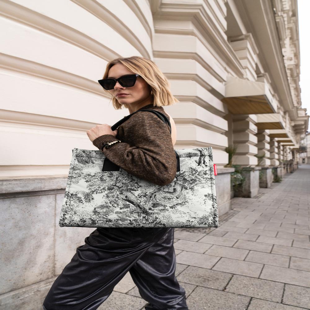 reisenthel Umhängetasche Daily Shopper Jacquard Grey DN1041