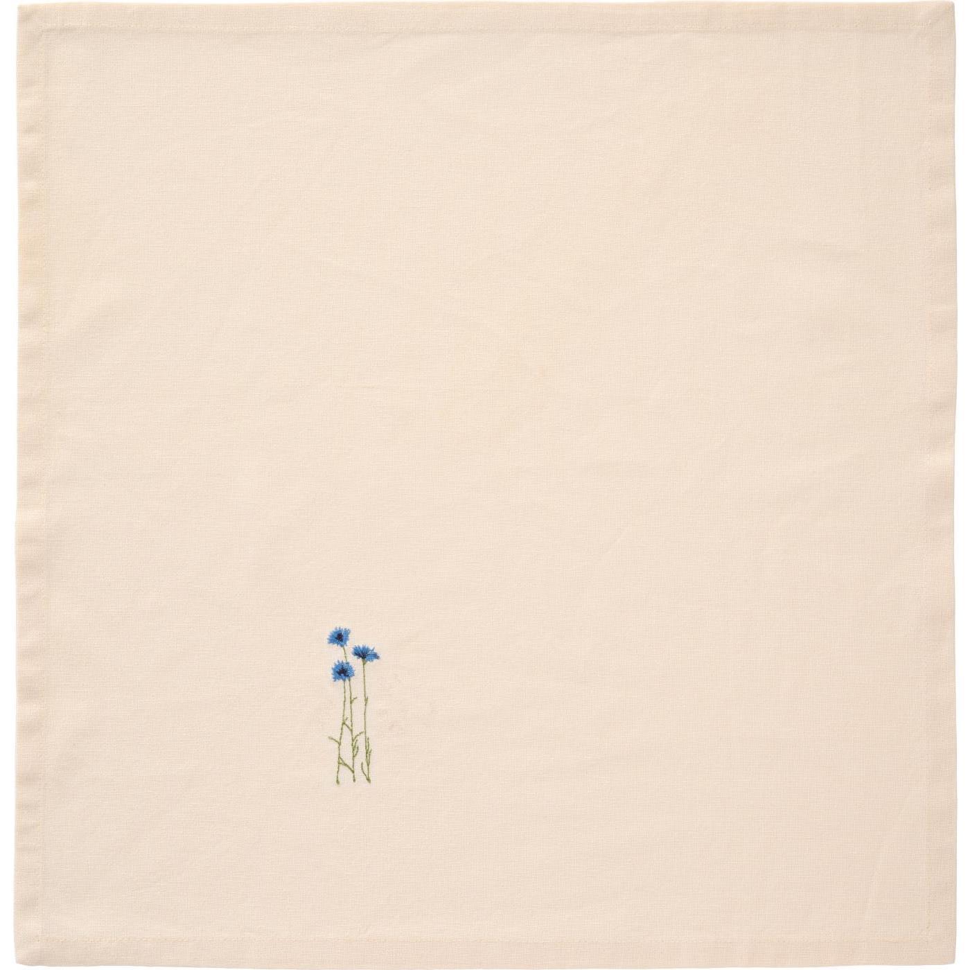 IB Laursen Geschirrtuch Flora gelbe Butterblumen Butter Cream