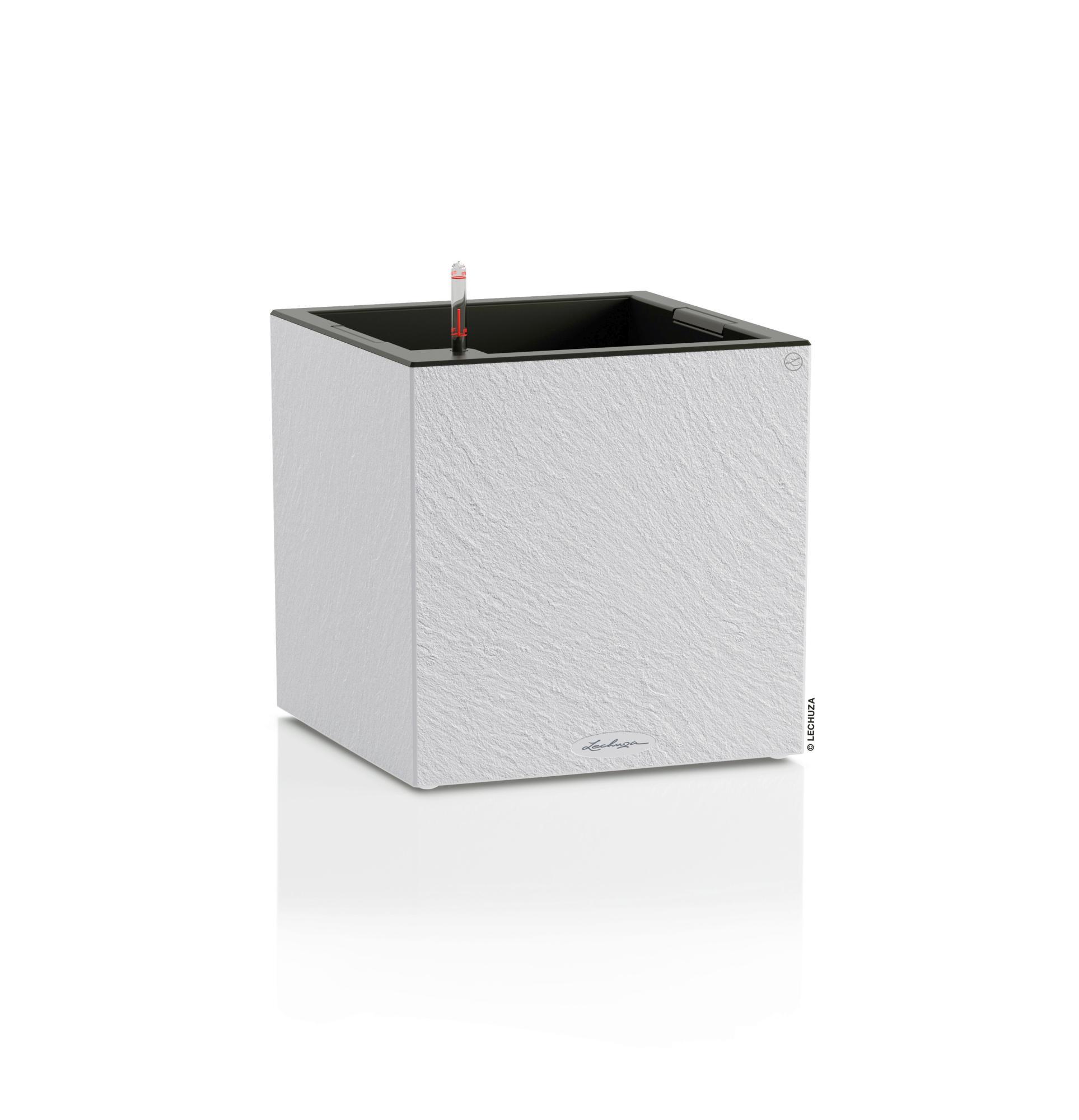 Lechuza Pflanzkübel eckig Canto Slatestone 40 low light grey