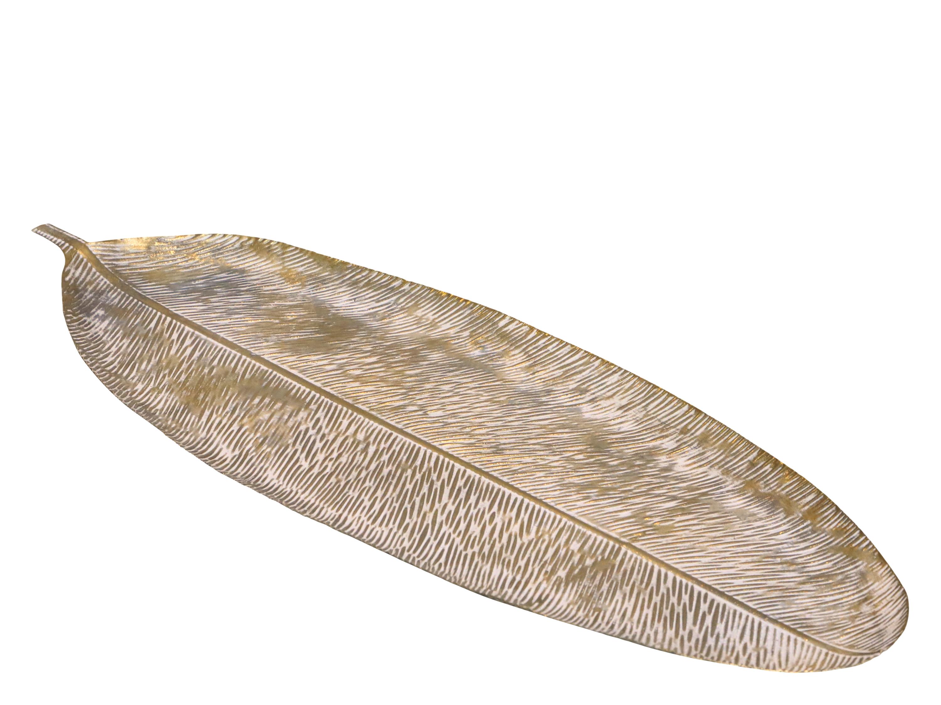 Chic Antique Dekotablett Blatt oval Chic Antique Dekotablett Blatt oval