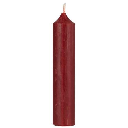 IB Laursen Stabkerze Bordeaux rustikal D:2,2cm H:11cm 7211-31