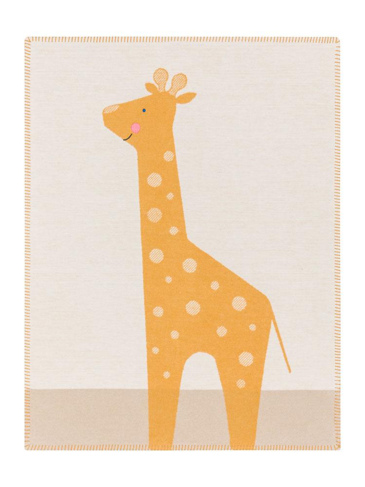 David Fussenegger Babydecke Giraffe Gelb 70x90cm