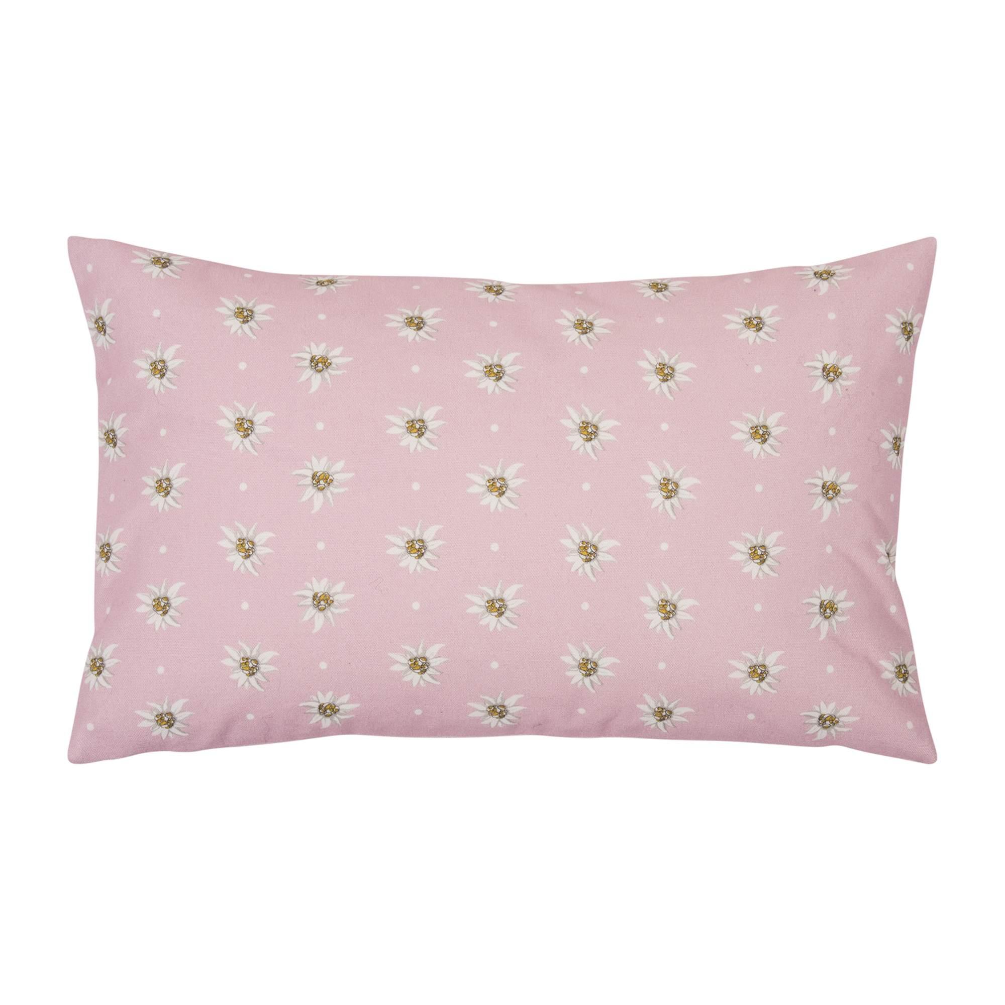 pad Vais Kissenhülle Kissenbezug 30 x 50cm Edelweiß rosa