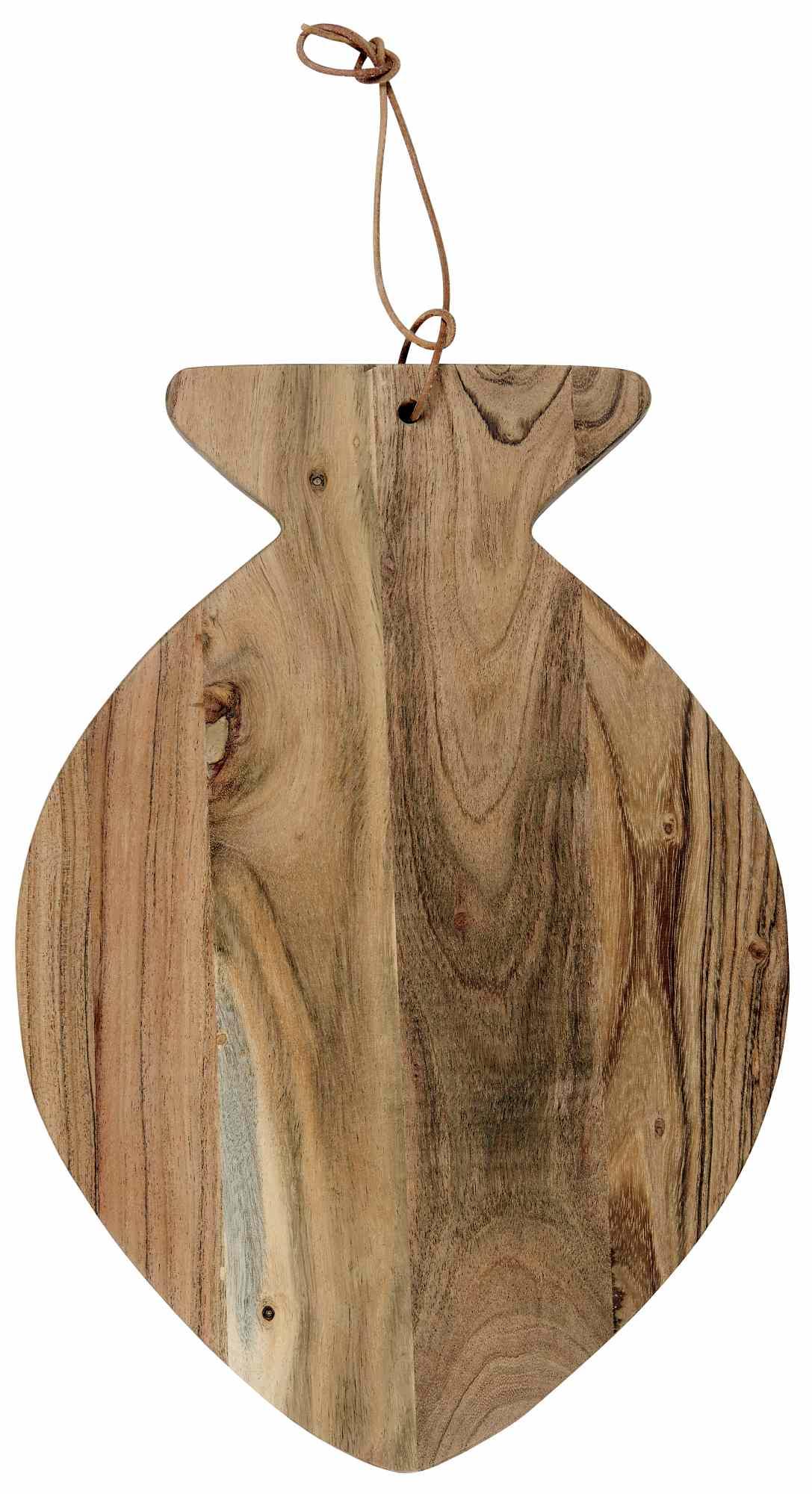 Ib Laursen Schneidebrett Fisch rund Holz 17101-00