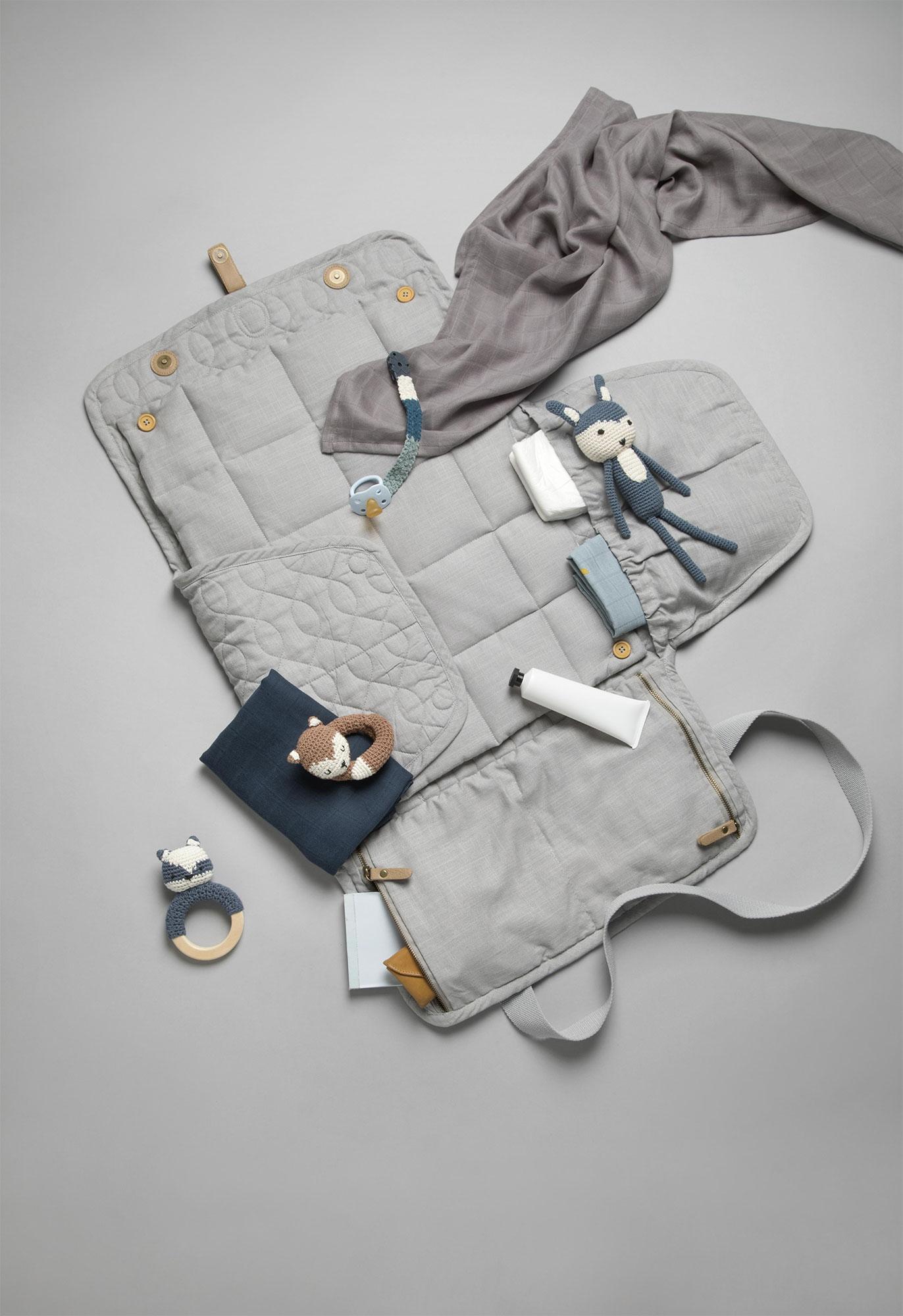 sebra Wickeltasche elephant grey