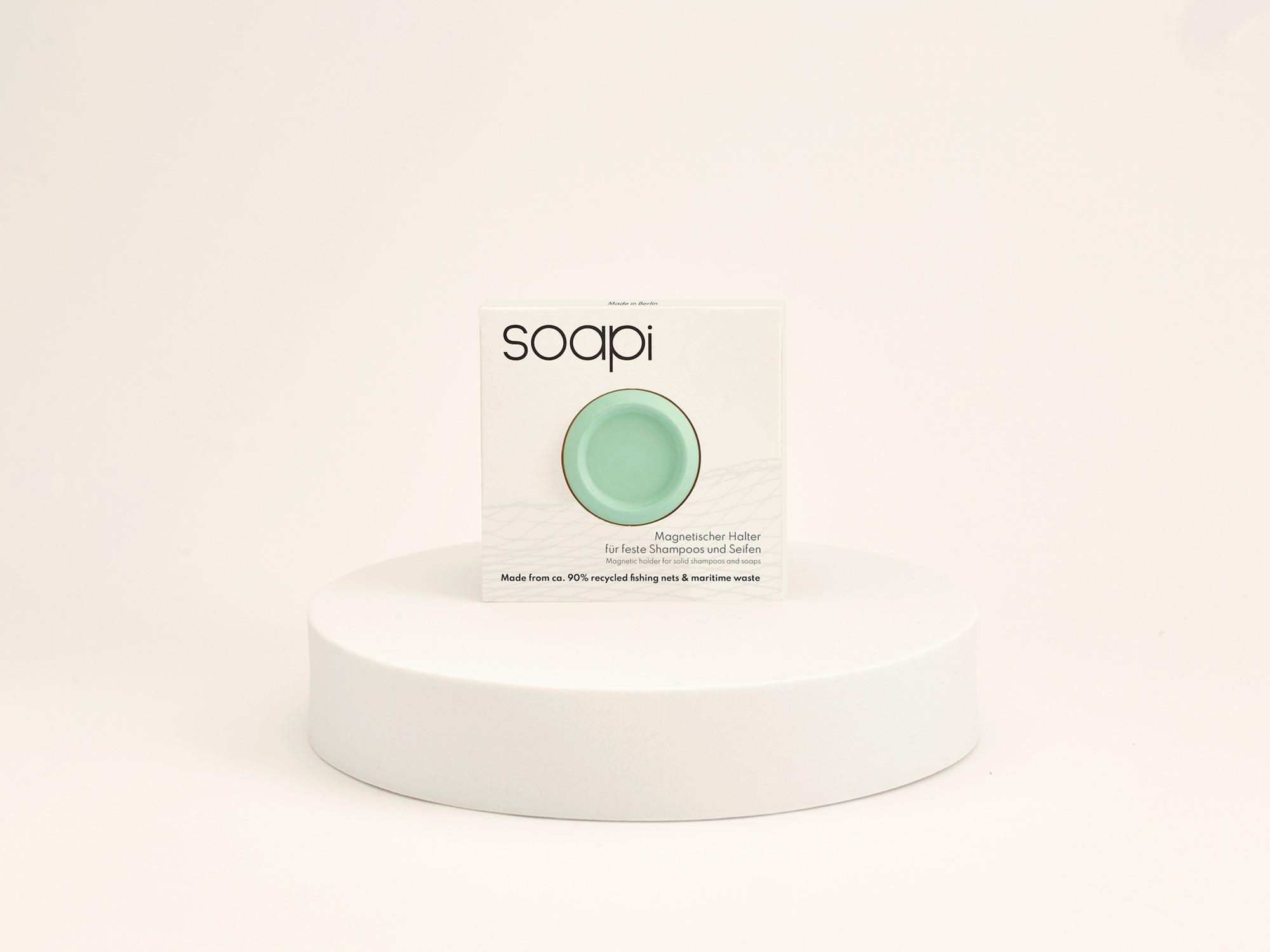 Soapi Magnetseifenhalter - Farbe: Mint S01 Soapi Magnetseifenhalter - Farbe: Mint S01