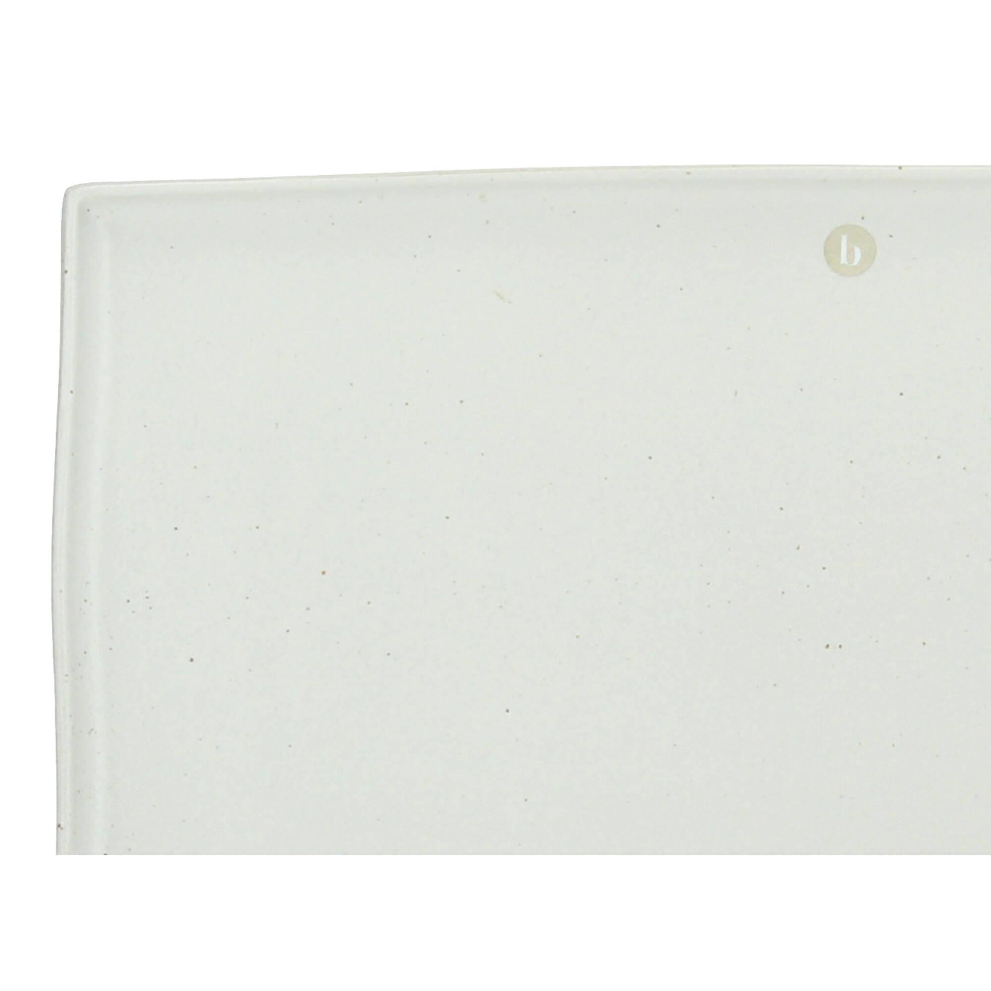 Broste Copenhagen Teller Eli 26 x15,6 cm matt soft light grey Steingut Broste Copenhagen Teller Eli 26 x15,6 cm matt soft light grey Steingut