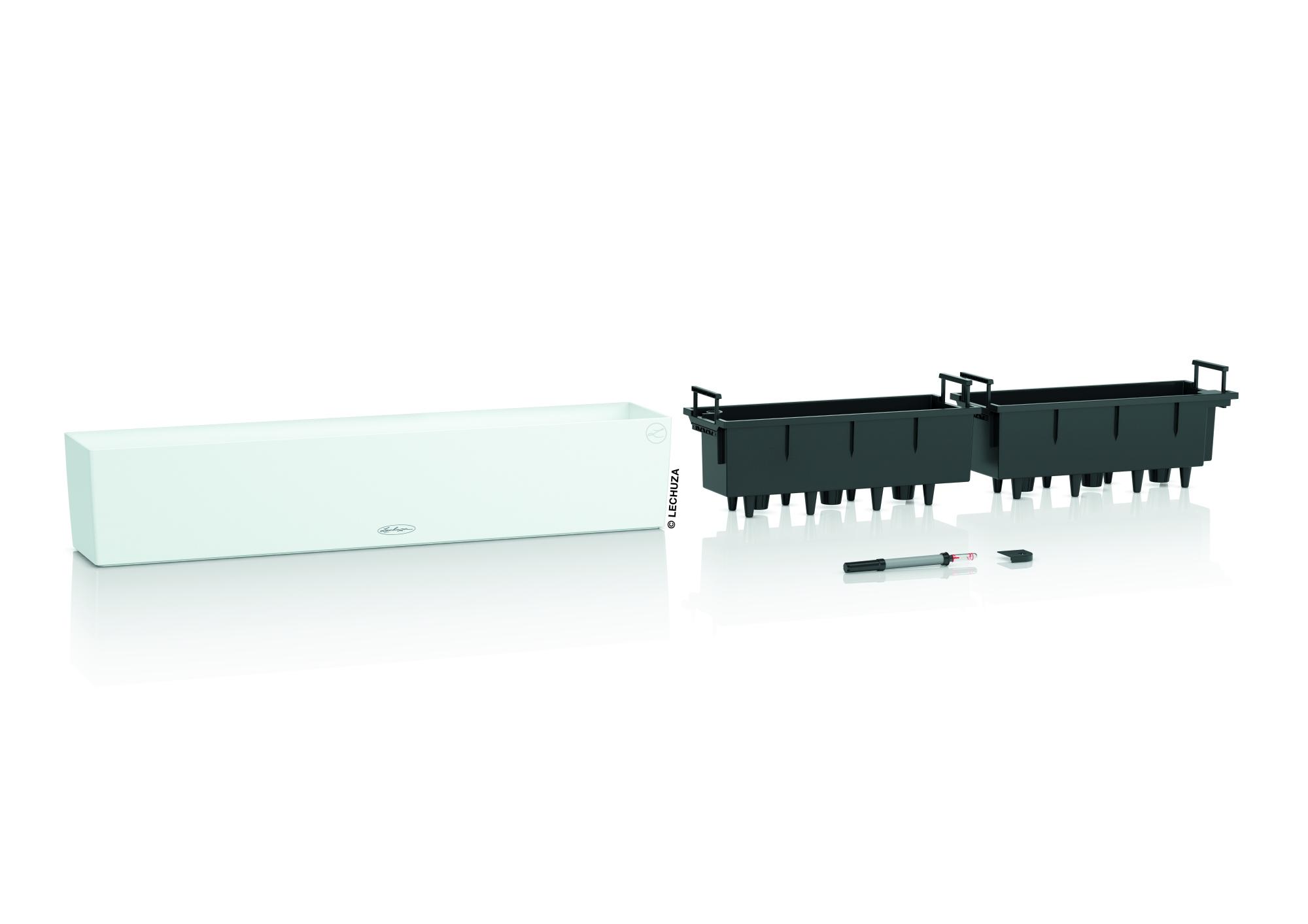 Lechuza Blumenkasten Balconera Color 100 Weiß 15919