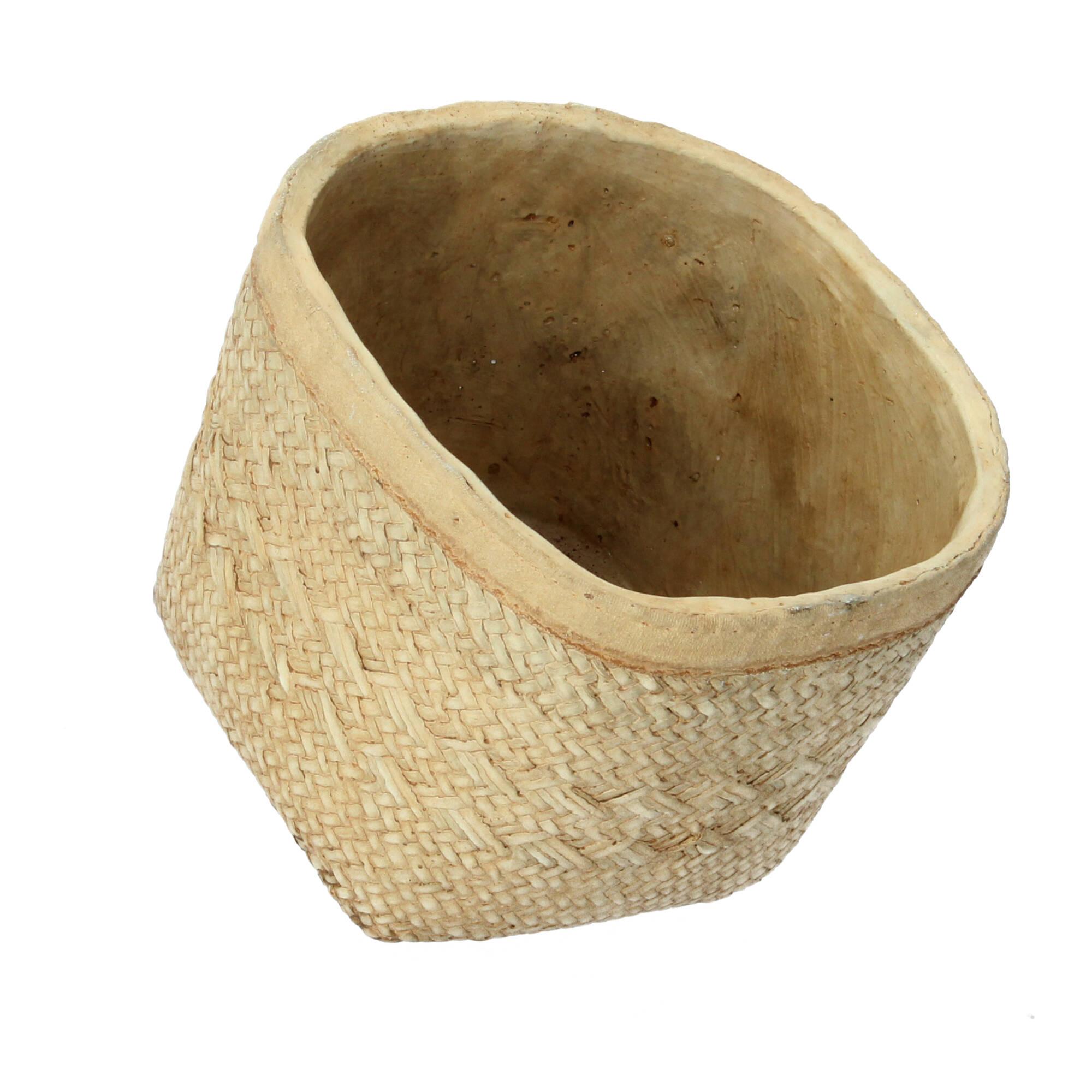 Chic Antique Blumentopf klein Corte D 21cm Flechtmuster Chic Antique Blumentopf klein Corte D 21cm Flechtmuster